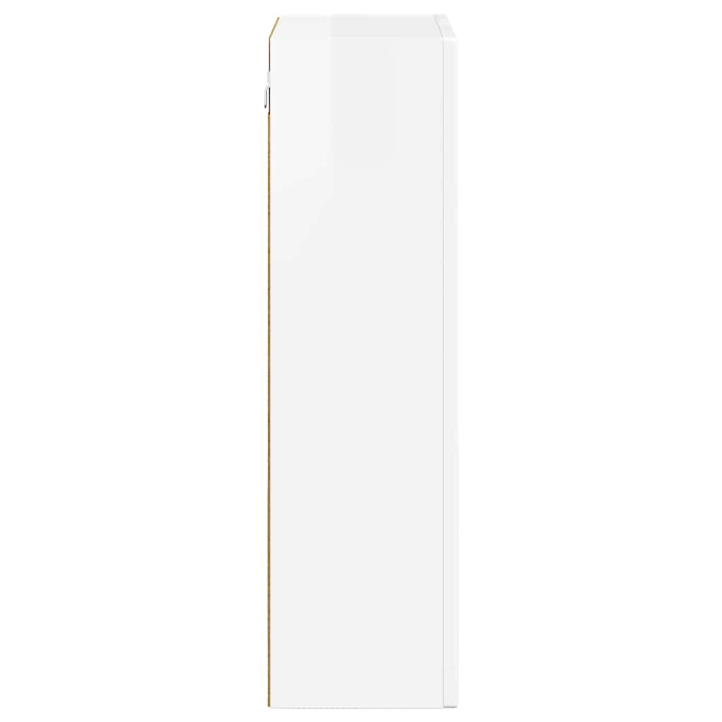 Armoire suspendue avec étagère Blanc brillant 59 x 20 x 71,5 cm - XIOS