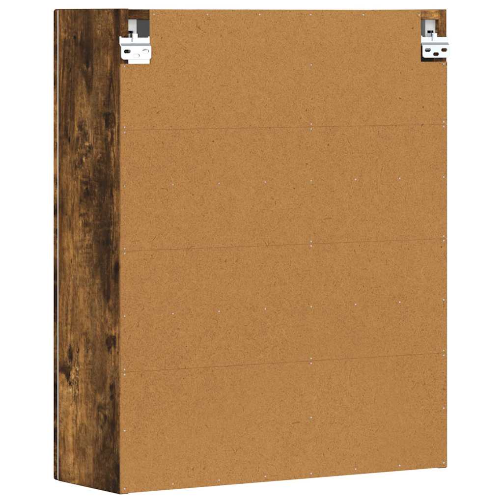 Armoire suspendue avec étagère Chêne fumé 59 x 20 x 71,5 cm - XIOS