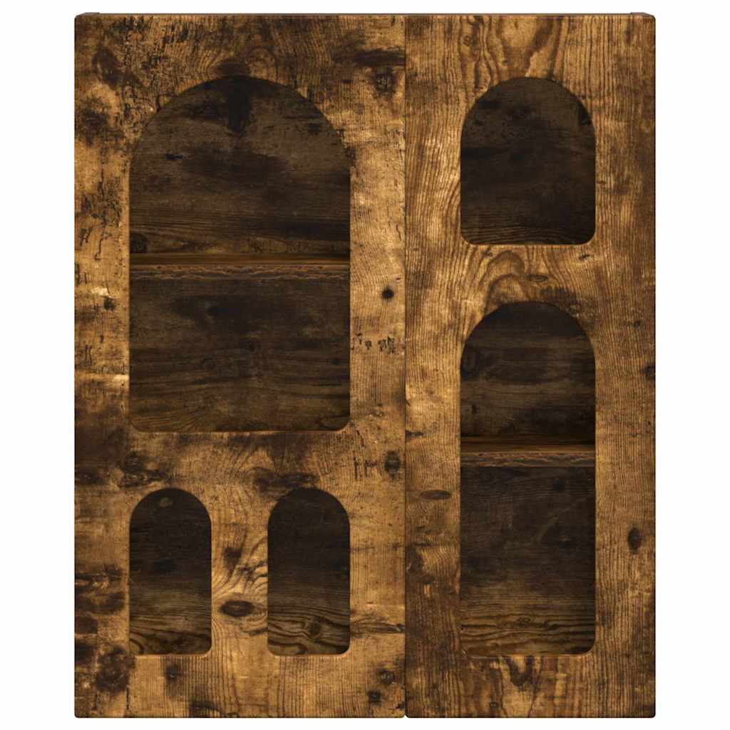 Armoire suspendue avec étagère Chêne fumé 59 x 20 x 71,5 cm - XIOS
