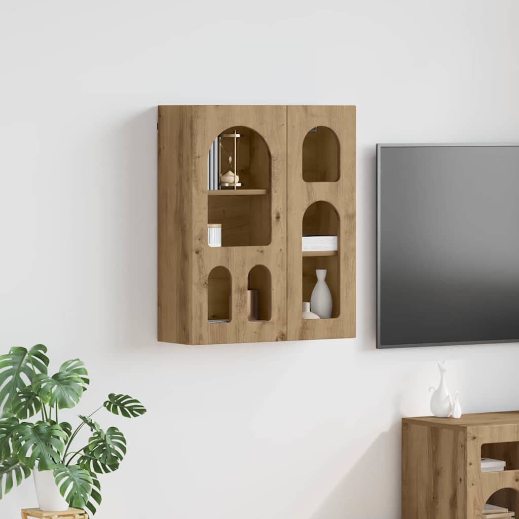 Armoire suspendue Chêne artisanal 59 x 20 x 71,5 cm - XIOS
