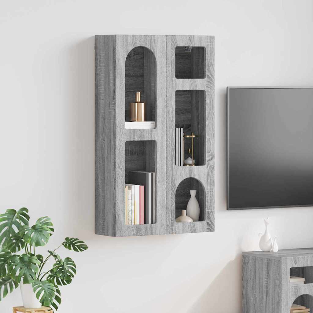 Armoire suspendue avec étagère Gris Sonoma 59 x 20 x 100 cm - XIOS