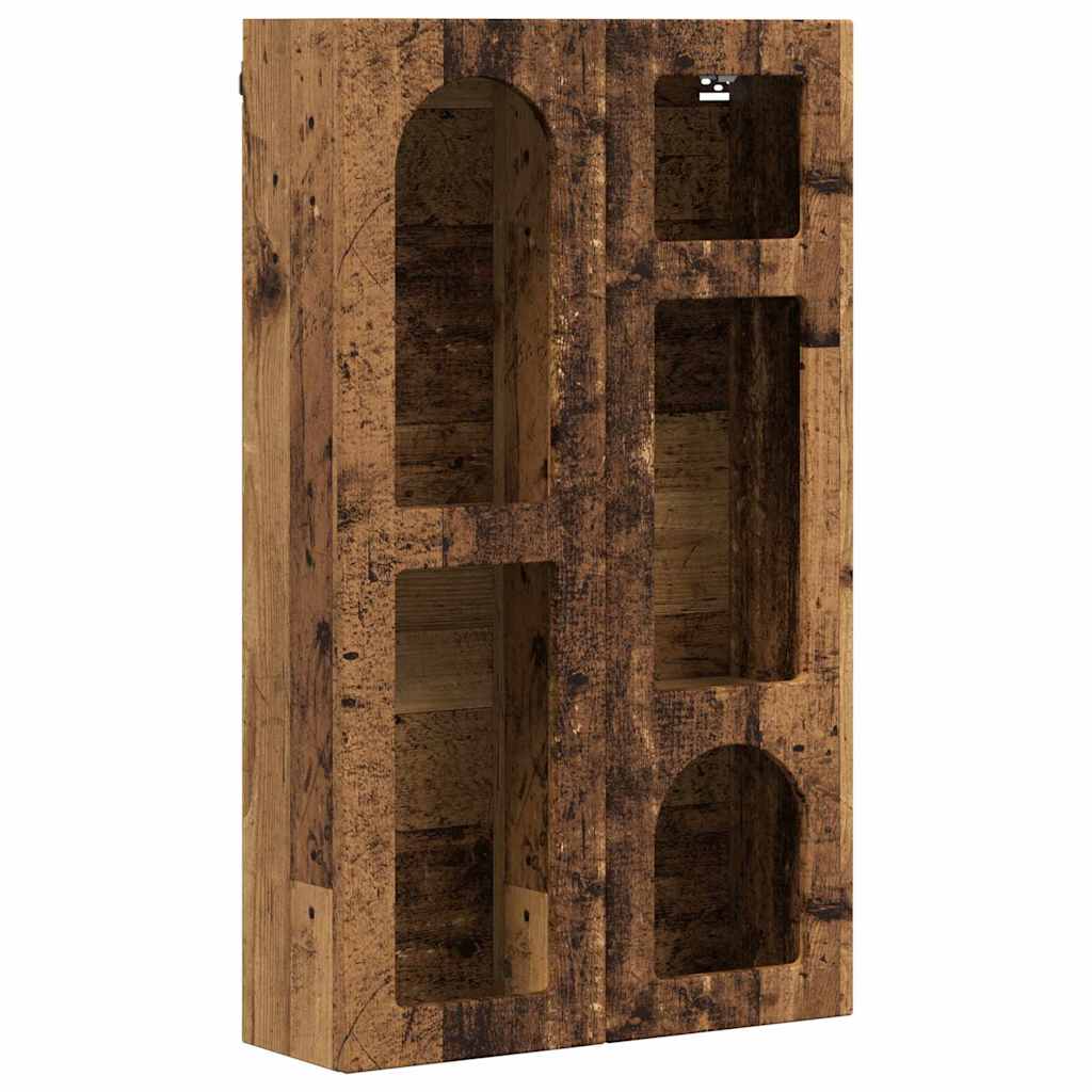 Armoire suspendue avec étagère Bois ancien 59 x 20 x 100 cm - XIOS