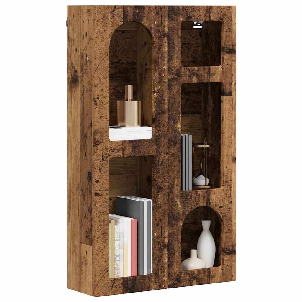 Armoire suspendue avec étagère Bois ancien 59 x 20 x 100 cm - XIOS