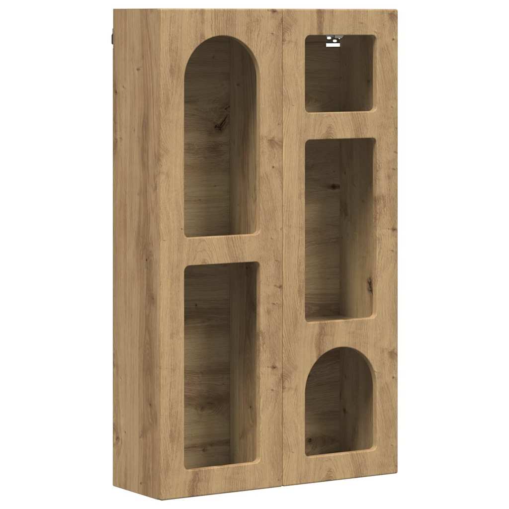 Armoire suspendue avec étagère Chêne artisanal 59 x 20 x 100 cm - XIOS