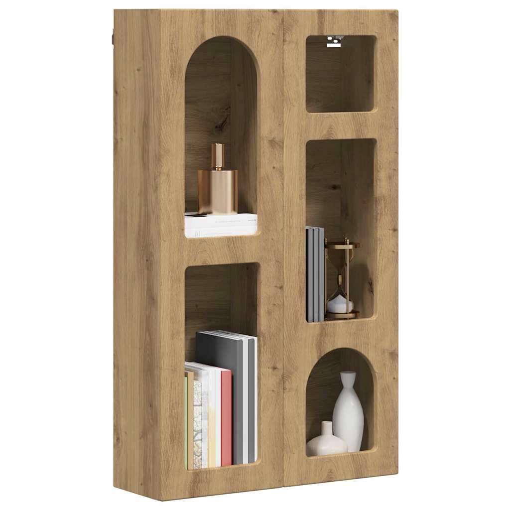 Armoire suspendue avec étagère Chêne artisanal 59 x 20 x 100 cm - XIOS