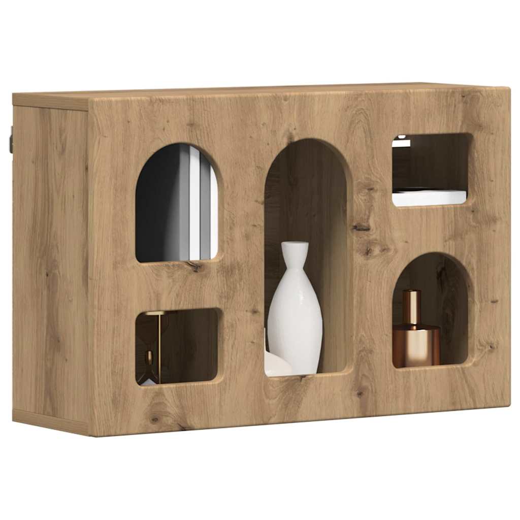 Armoire suspendue avec étagère Chêne artisanal 60 x 20 x 40 cm - XIOS