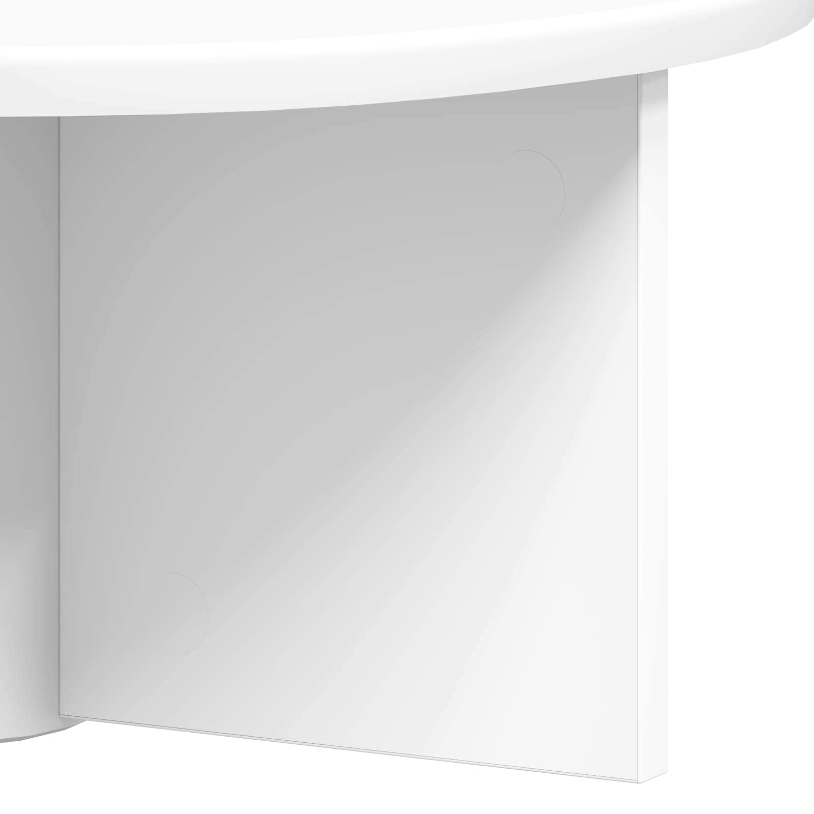Étagère Murale 2 pcs Blanc 38 x 19 x 19 cm Bois d'ingénierie - XIOS