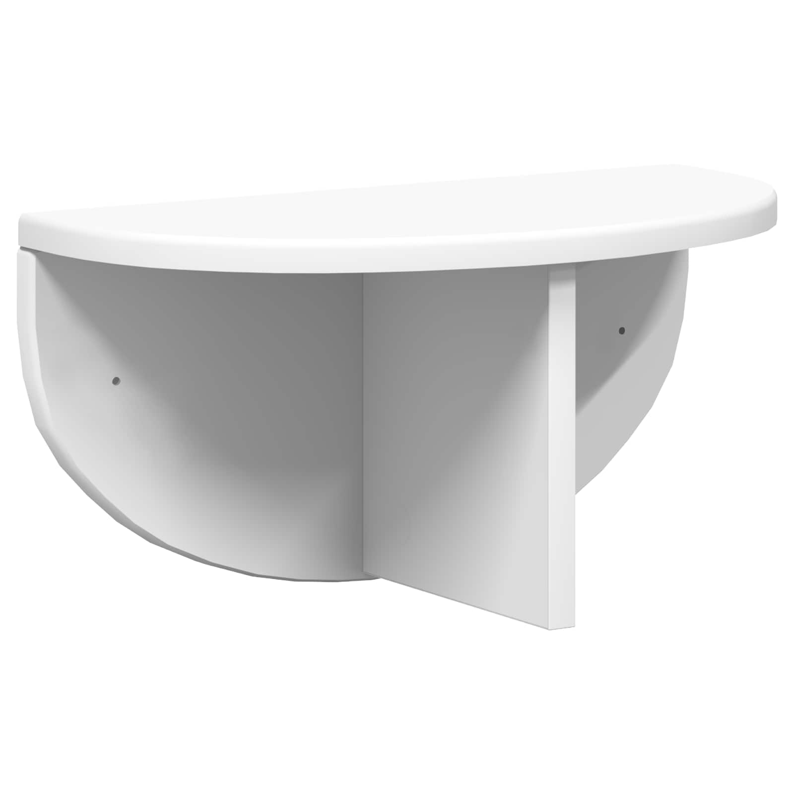 Étagère Murale 2 pcs Blanc 38 x 19 x 19 cm Bois d'ingénierie - XIOS