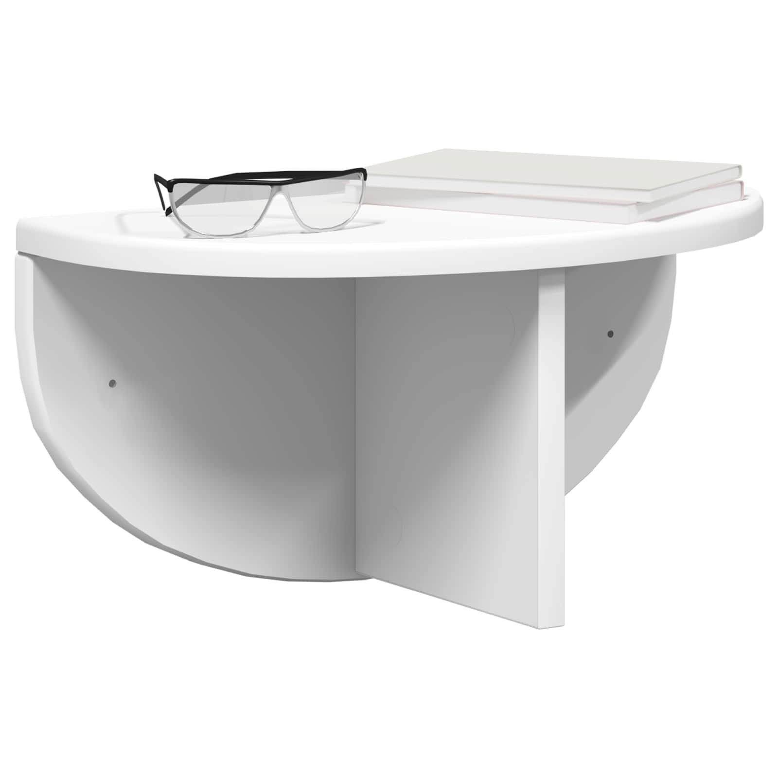 Étagère Murale 2 pcs Blanc 38 x 19 x 19 cm Bois d'ingénierie - XIOS