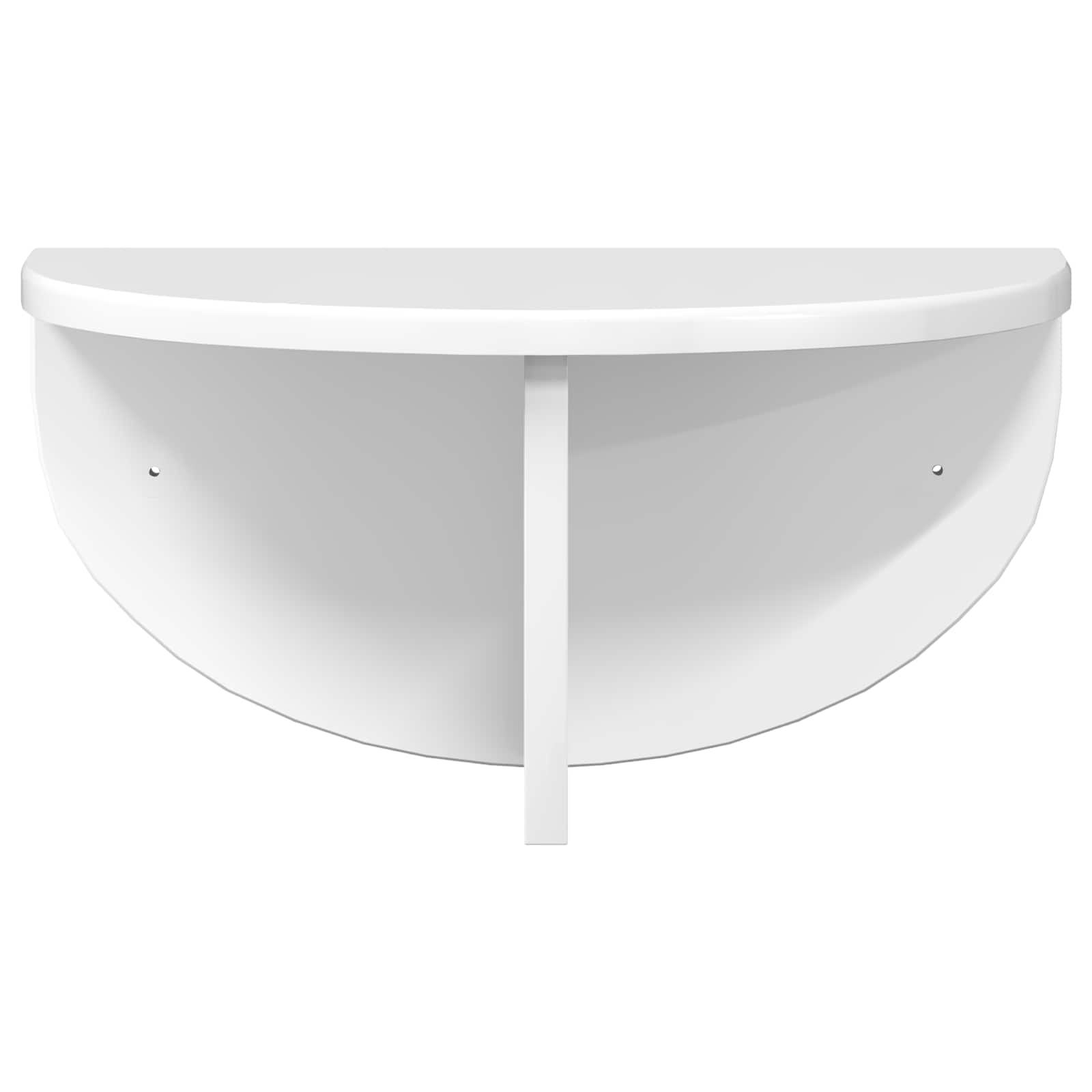 Étagère Murale Blanc brillant 38 x 19 x 19 cm Bois d'ingénierie - XIOS
