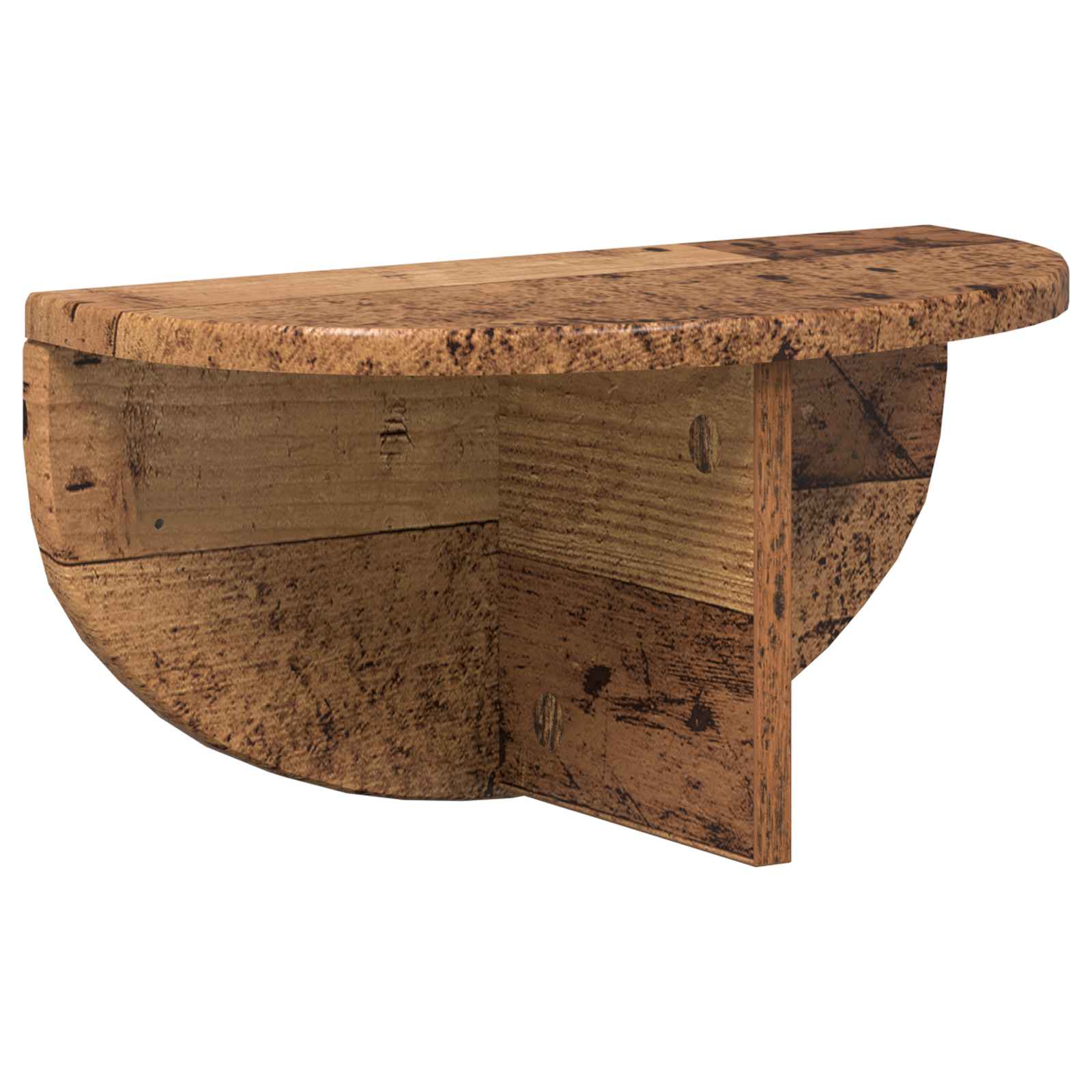 Étagère Murale Montage mural 2 pcs Bois ancien 38 x 19 x 19 cm - XIOS