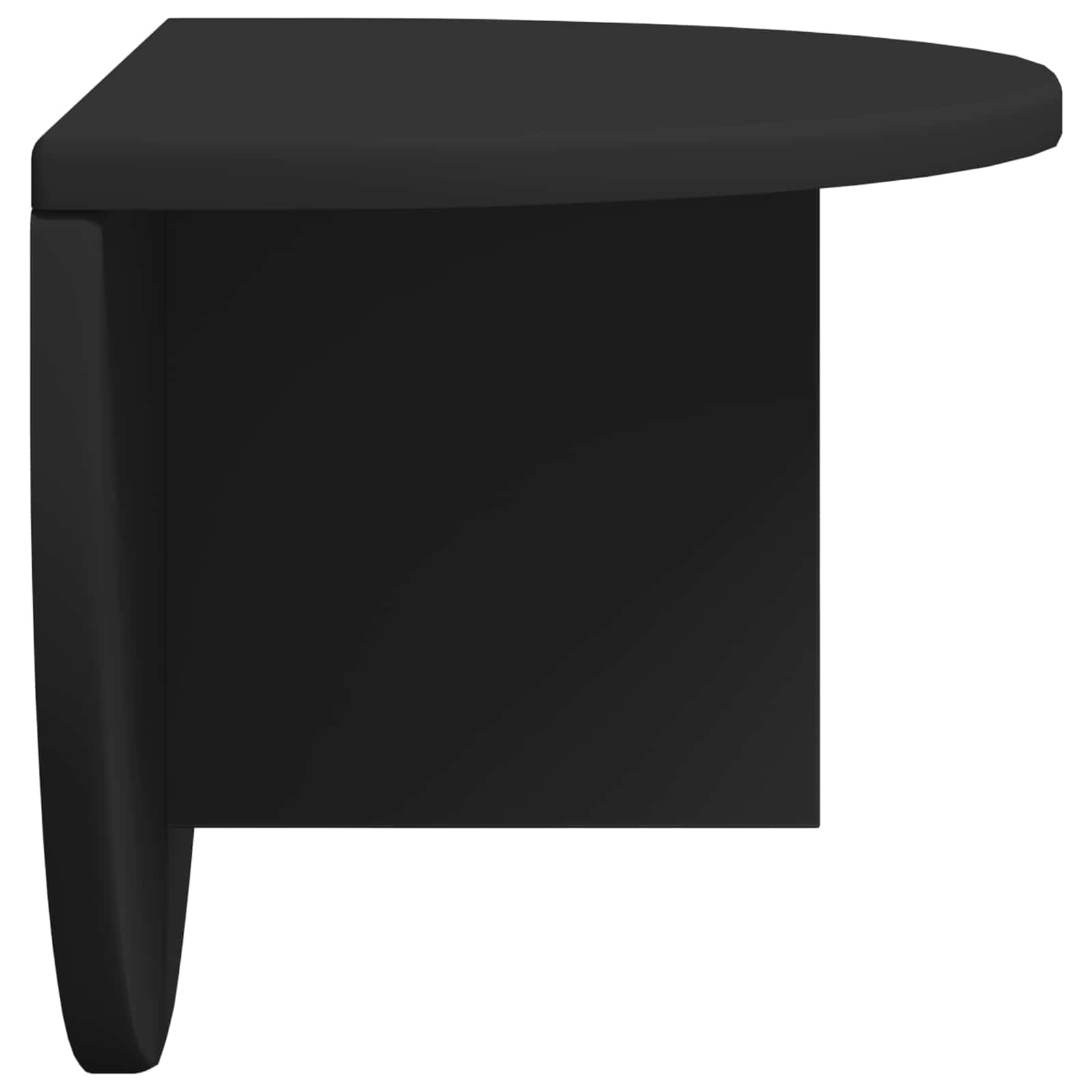Étagère Murale Noir 48 x 24 x 24 cm Bois d'ingénierie - XIOS