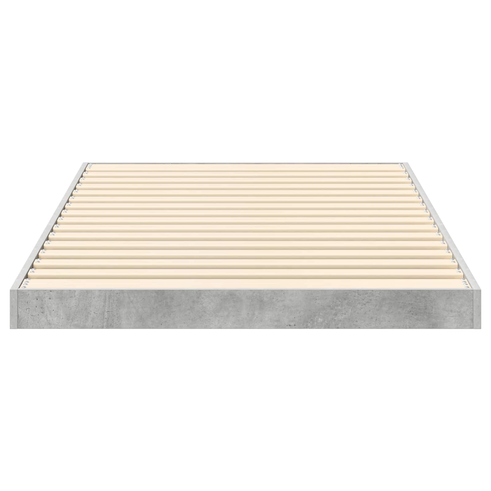 Cadre de lit surélevé Gris béton 80 x 200 cm Bois d'ingénierie - XIOS