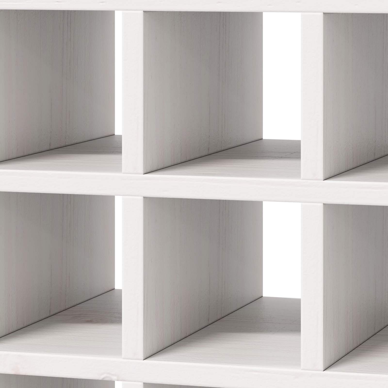 Étagère à vin 2 pcs Blanc 56 x 25 x 56 cm Pin massif - XIOS