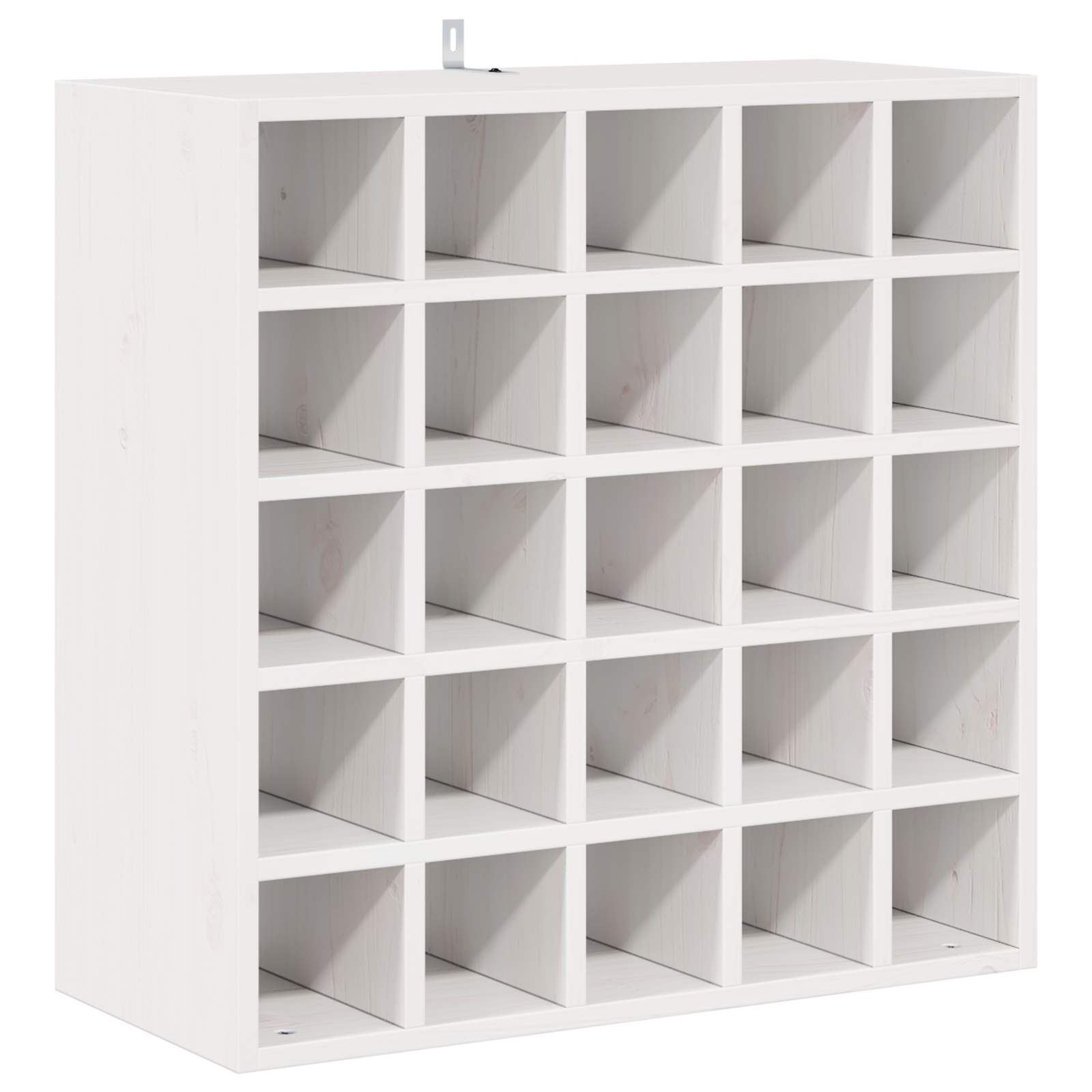 Étagère à vin 2 pcs Blanc 56 x 25 x 56 cm Pin massif - XIOS
