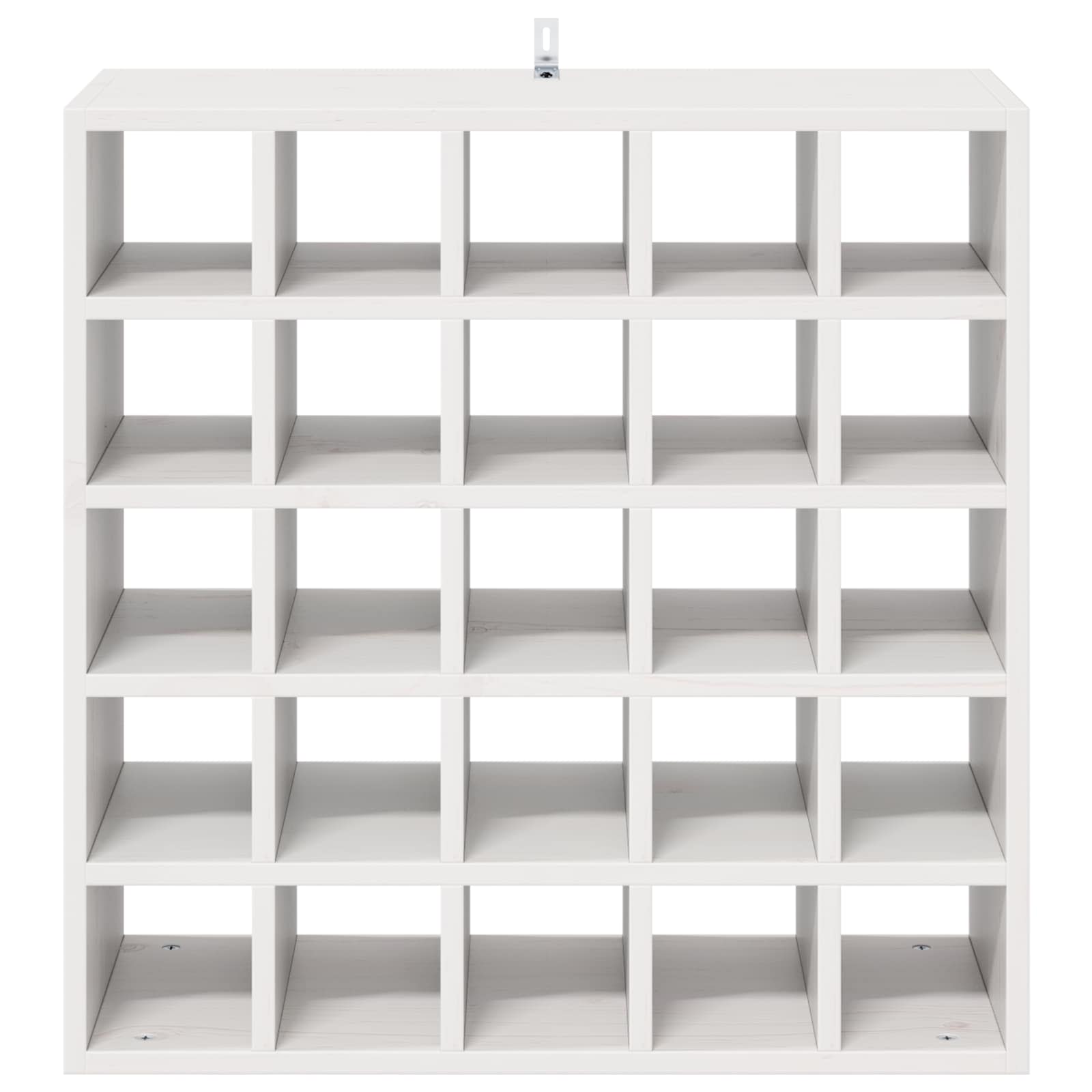 Étagère à vin 2 pcs Blanc 56 x 25 x 56 cm Pin massif - XIOS