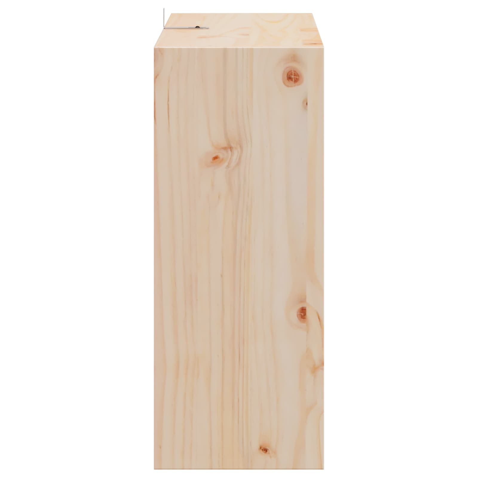 Étagère à vin 2 pcs Naturel 62 x 25 x 62 cm Pin massif - XIOS