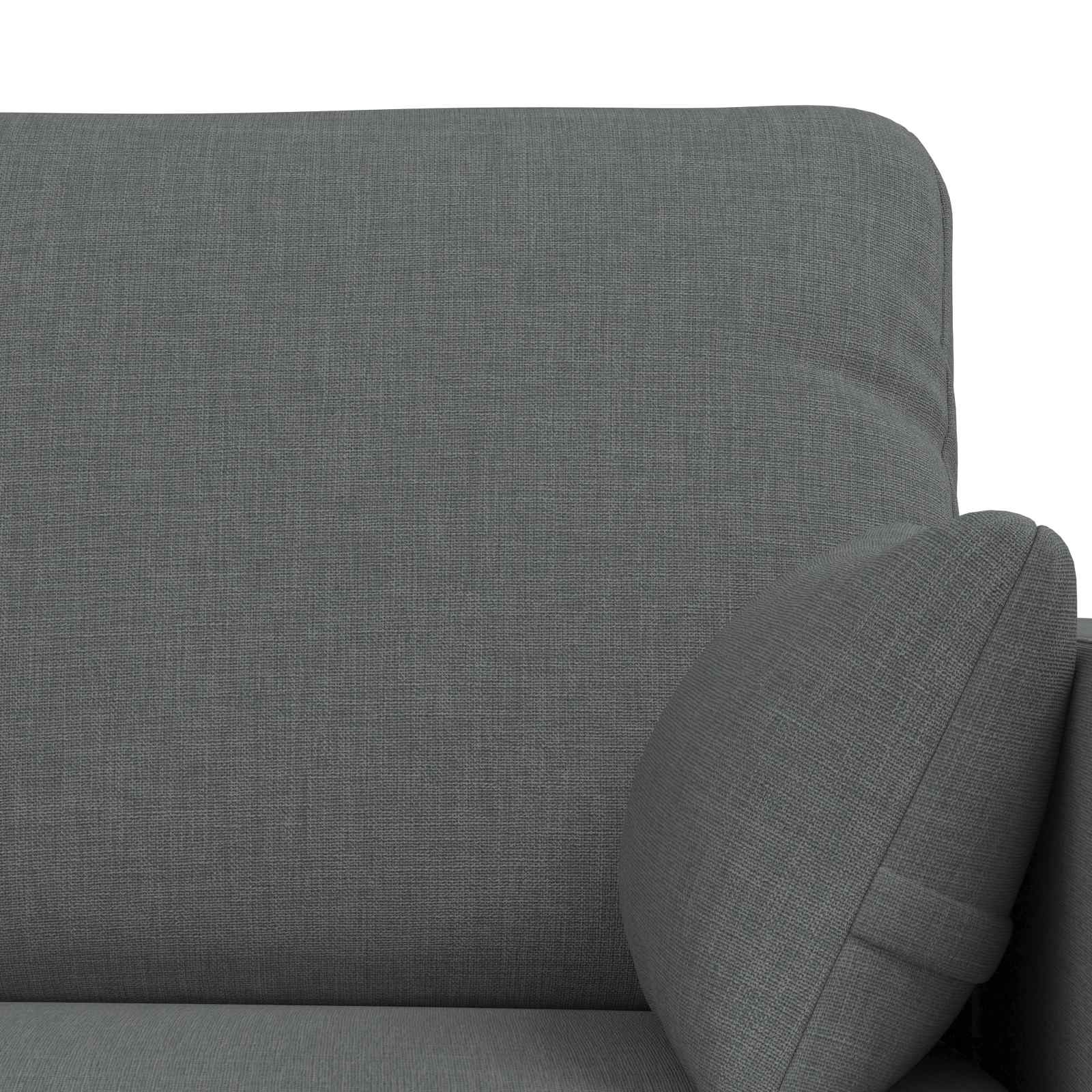 Ensemble de Canapés 2 pcs Gris foncé 139 x 78 x 80 cm tissu - XIOS