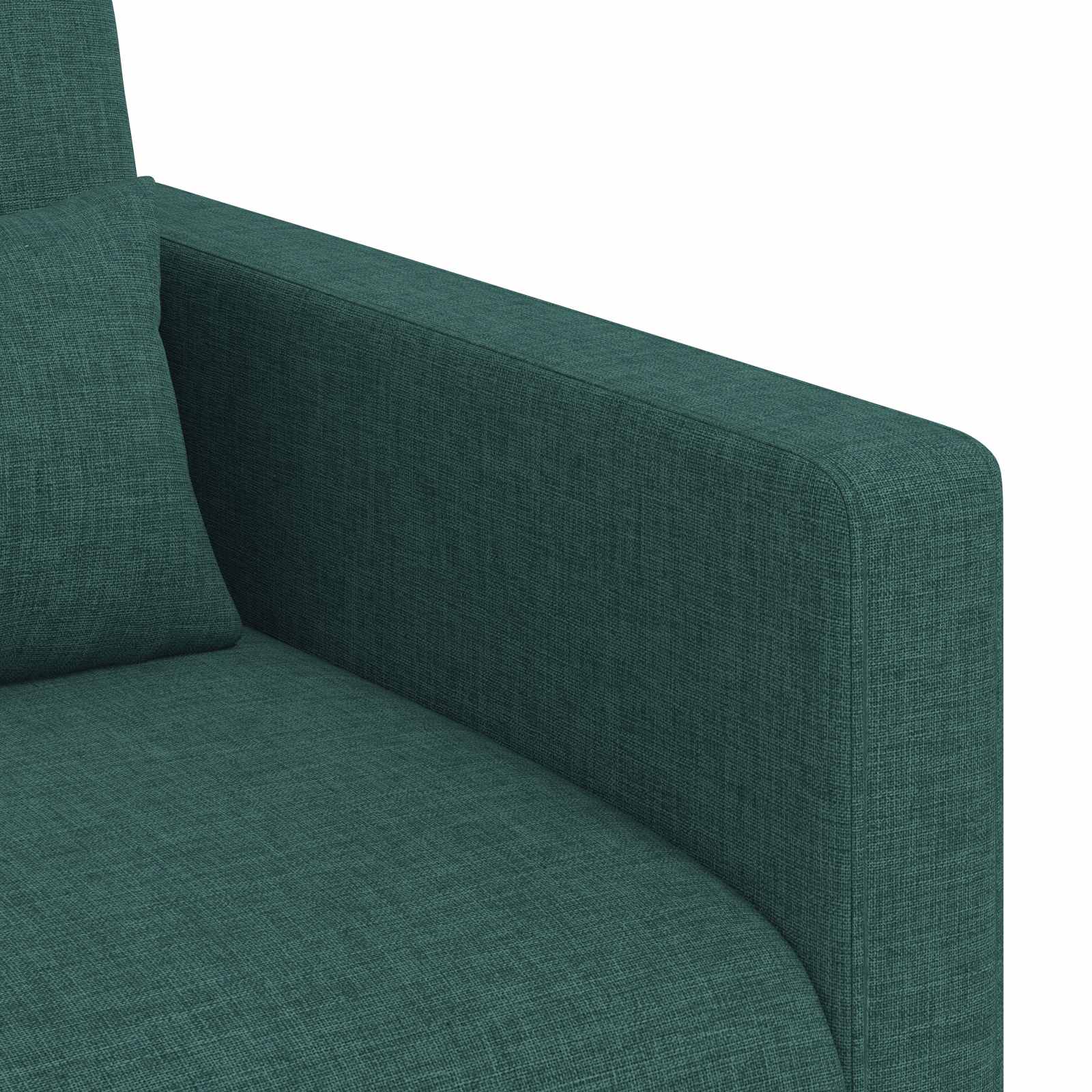 Canapé 120cm 2 pcs Vert foncé Métал - XIOS