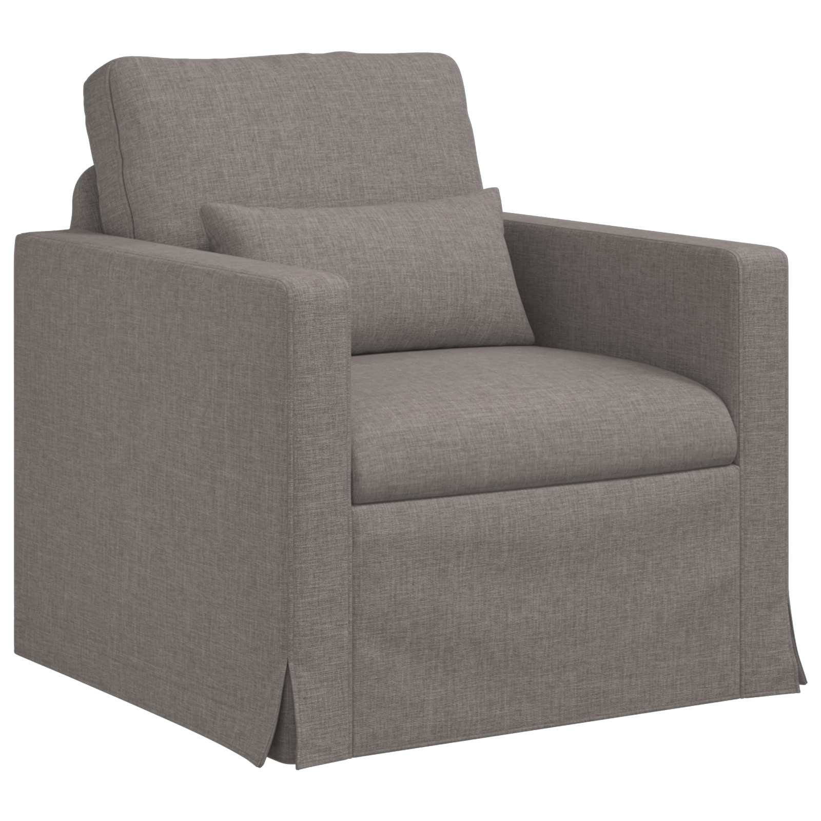 Canapé 120cm 2 pcs Taupe Métал - XIOS