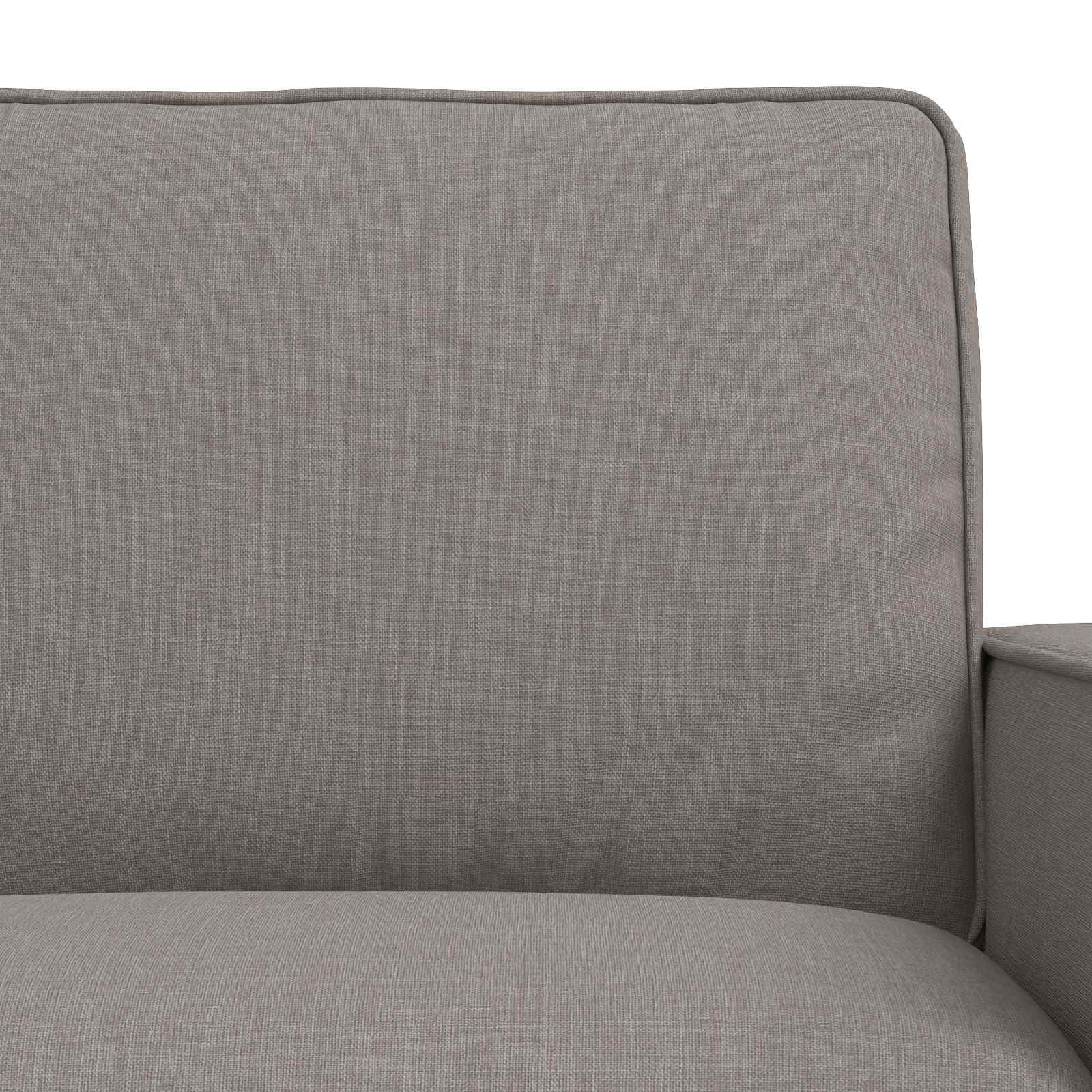 Canapé 120cm 2 pcs Taupe Métал - XIOS