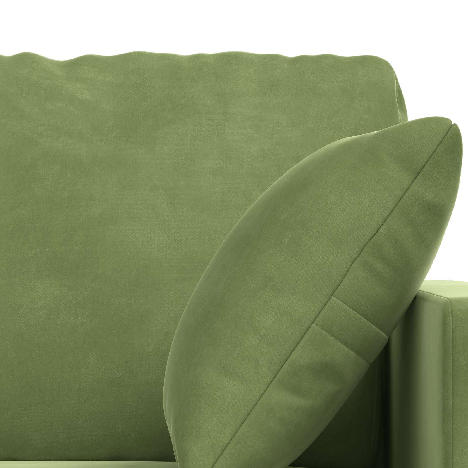 Ensemble de Canapés 2 pcs Vert clair 138 x 78 x 80 cm Velours - XIOS