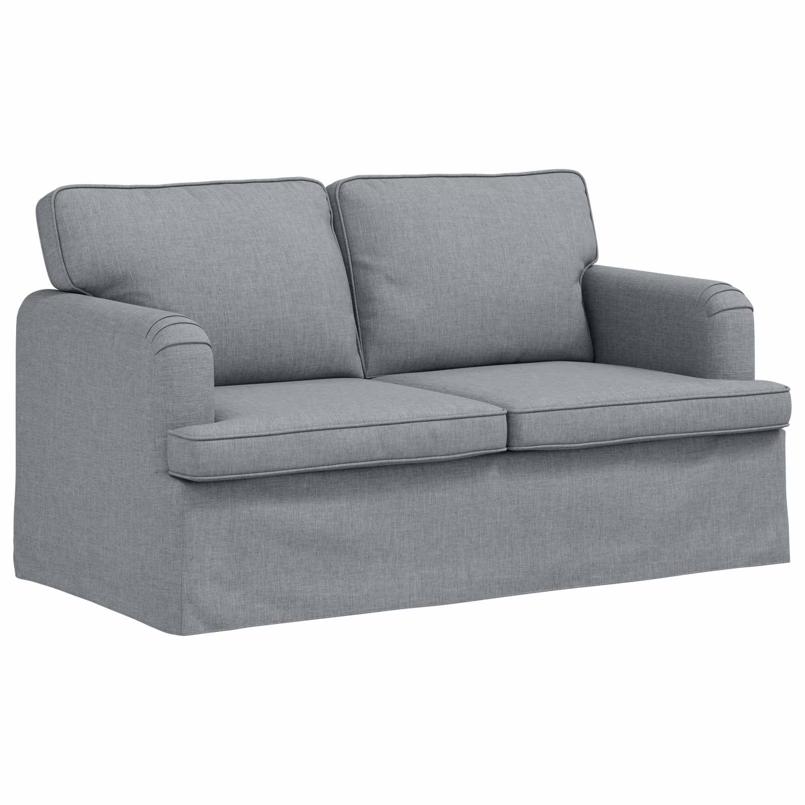 Canapé 120cm 2 pcs Gris clair Métал - XIOS