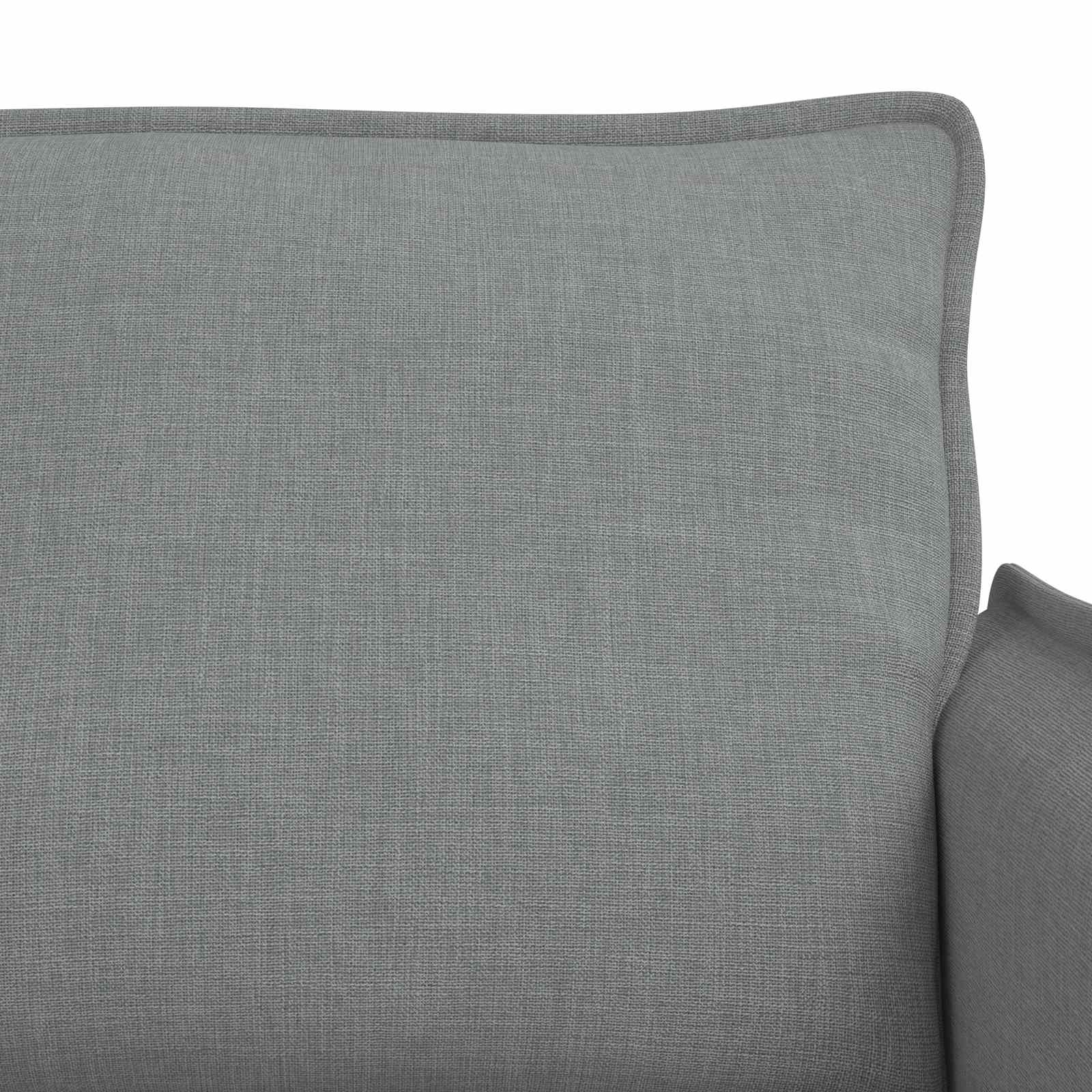 Canapé 120cm 2 pcs Gris clair Métал - XIOS