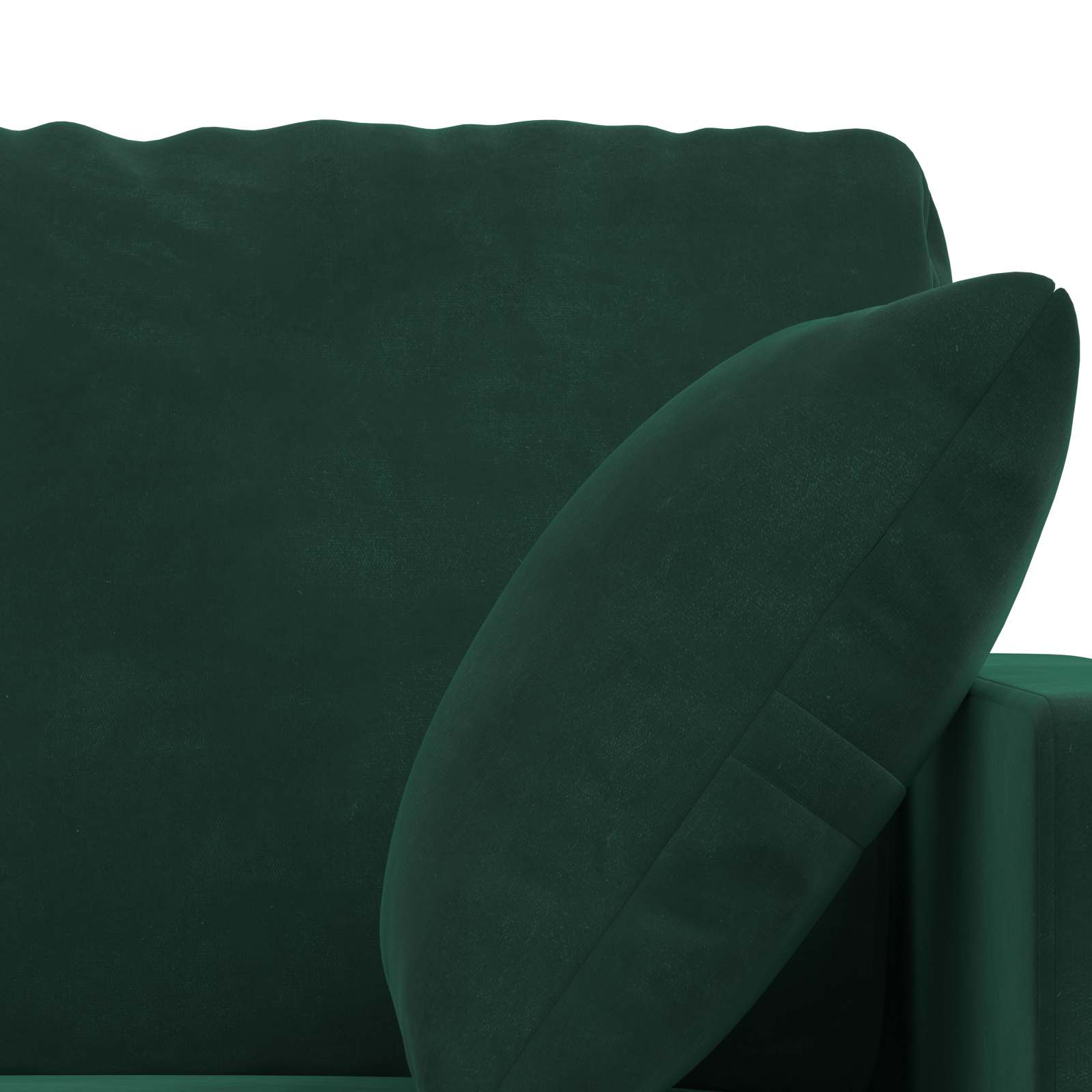 Ensemble de Canapés 2 pcs Vert foncé 158 x 78 x 80 cm Velours - XIOS