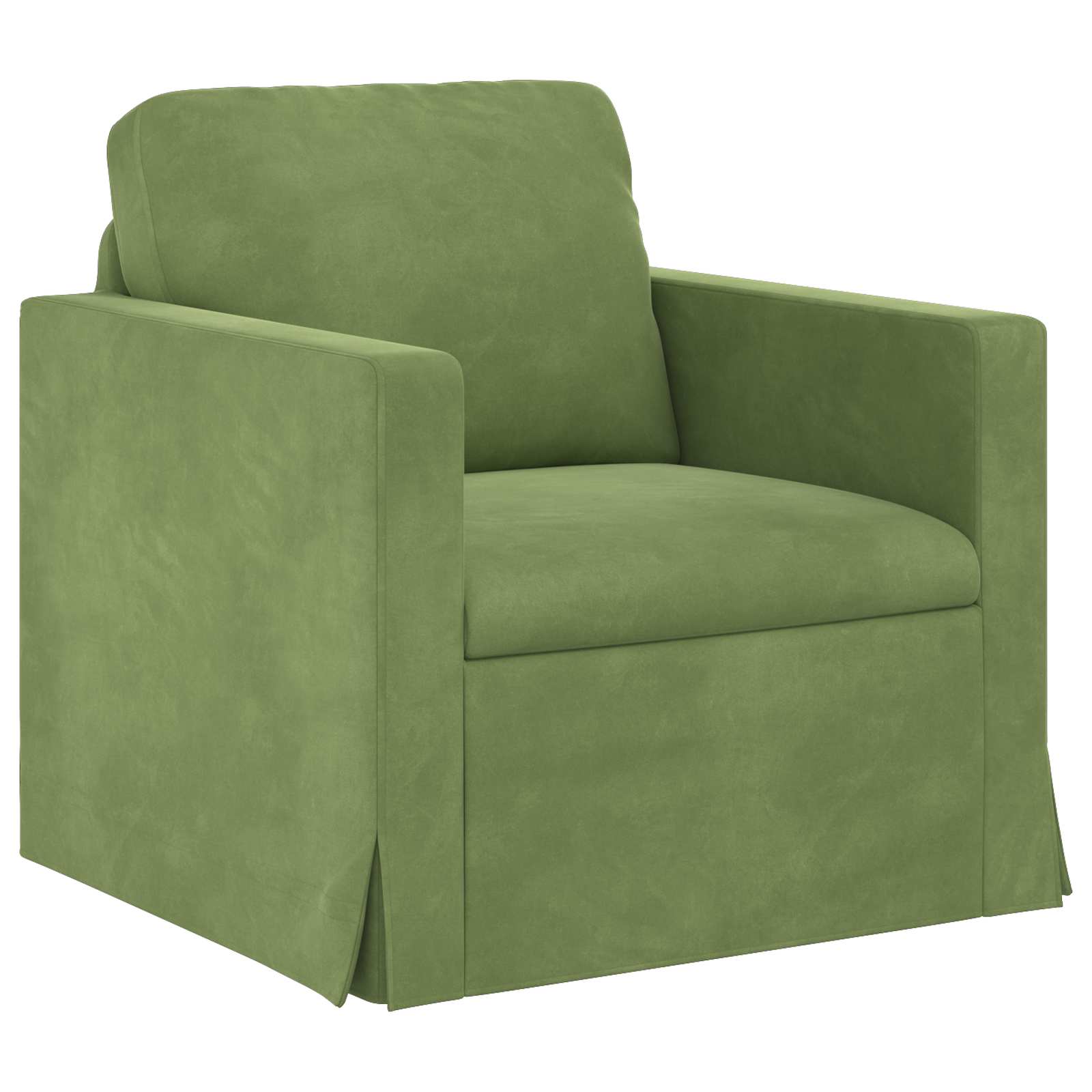 Ensemble de Canapés 2 pcs Vert clair 158 x 78 x 80 cm Velours - XIOS