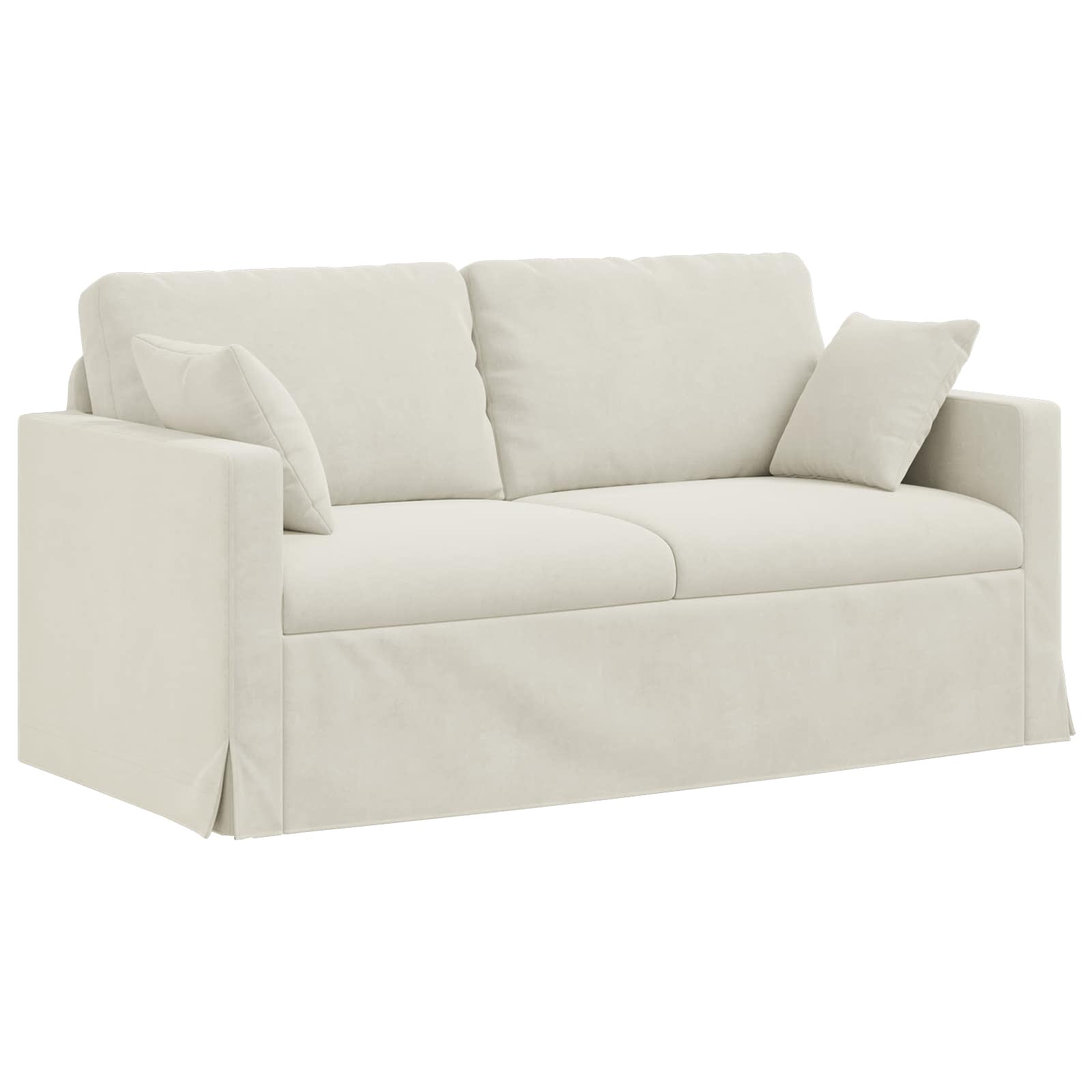 Ensemble de Canapés 2 pc Crème Velours - XIOS