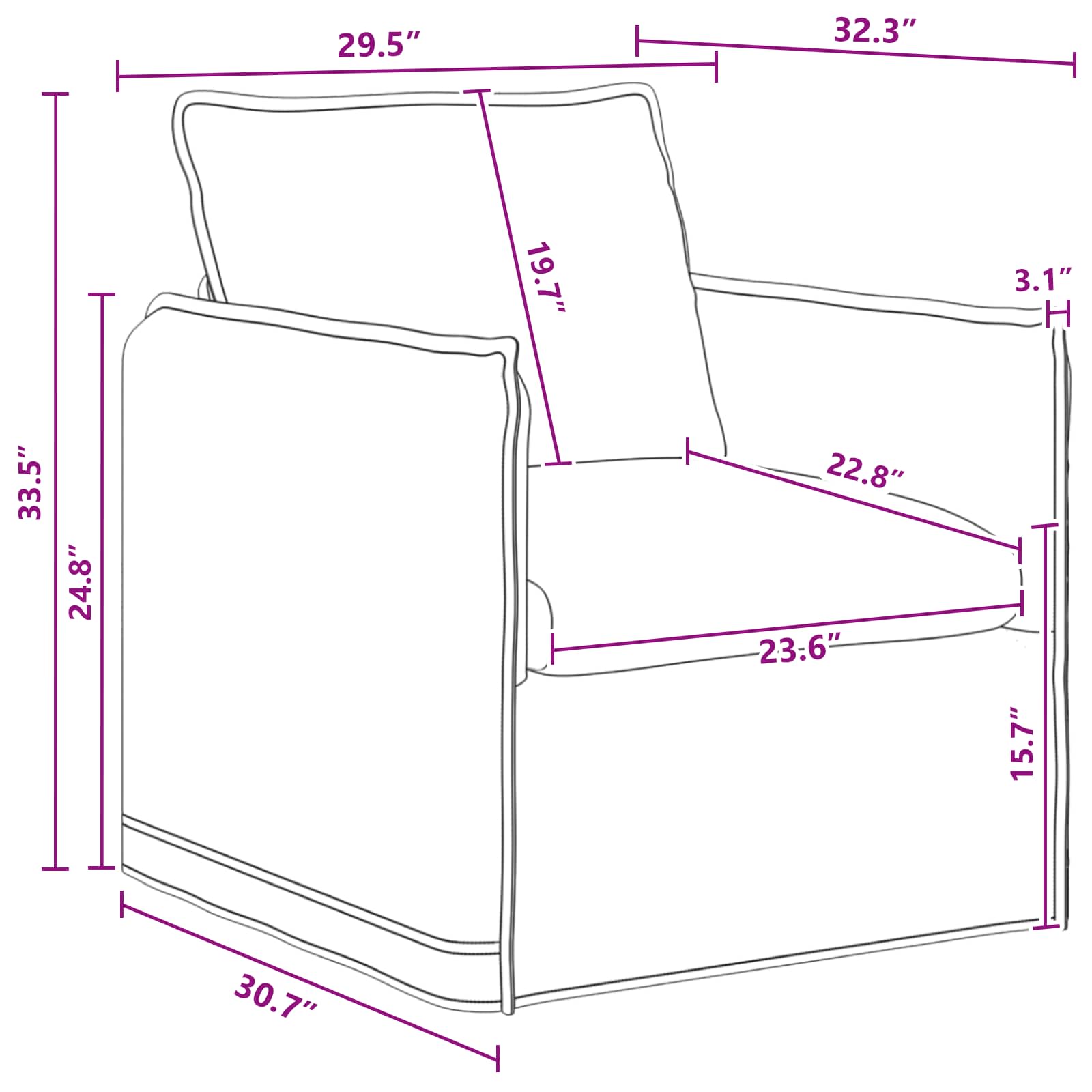 Ensemble de Canapés 2 pc Gris foncé Tissu