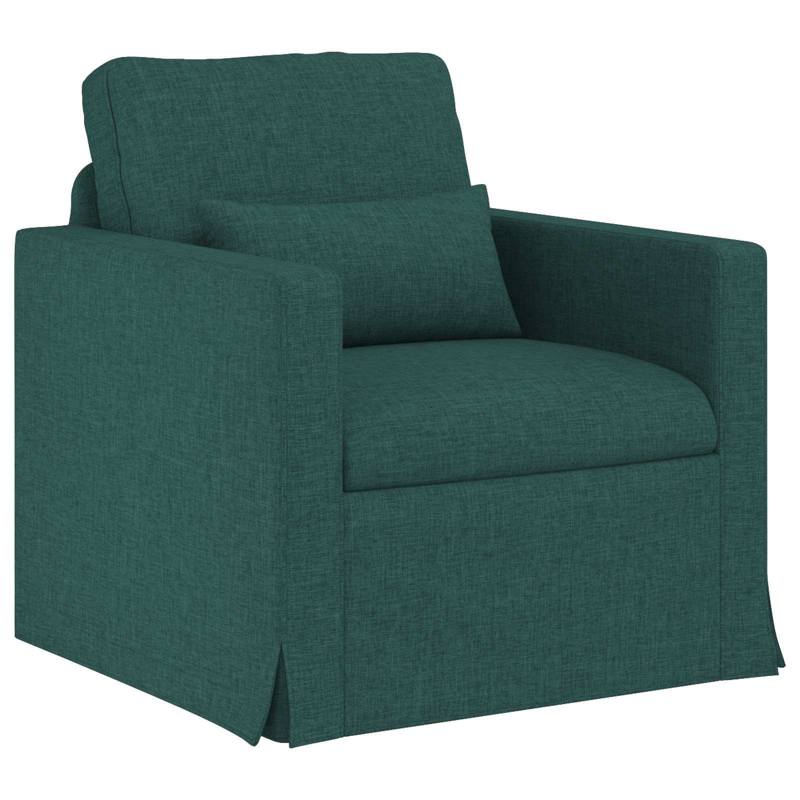 Ensemble de Canapés 2 pcs Vert foncé 198 x 78 x 80 cm tissu - XIOS
