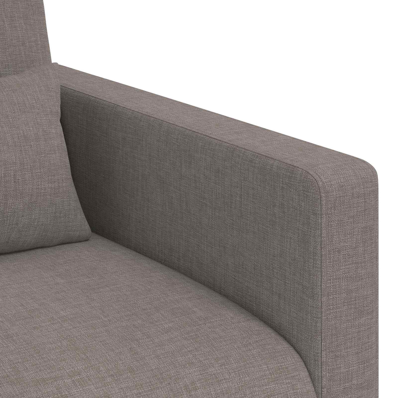 Ensemble de Canapés 2 pcs Taupe 198 x 78 x 80 cm tissu - XIOS