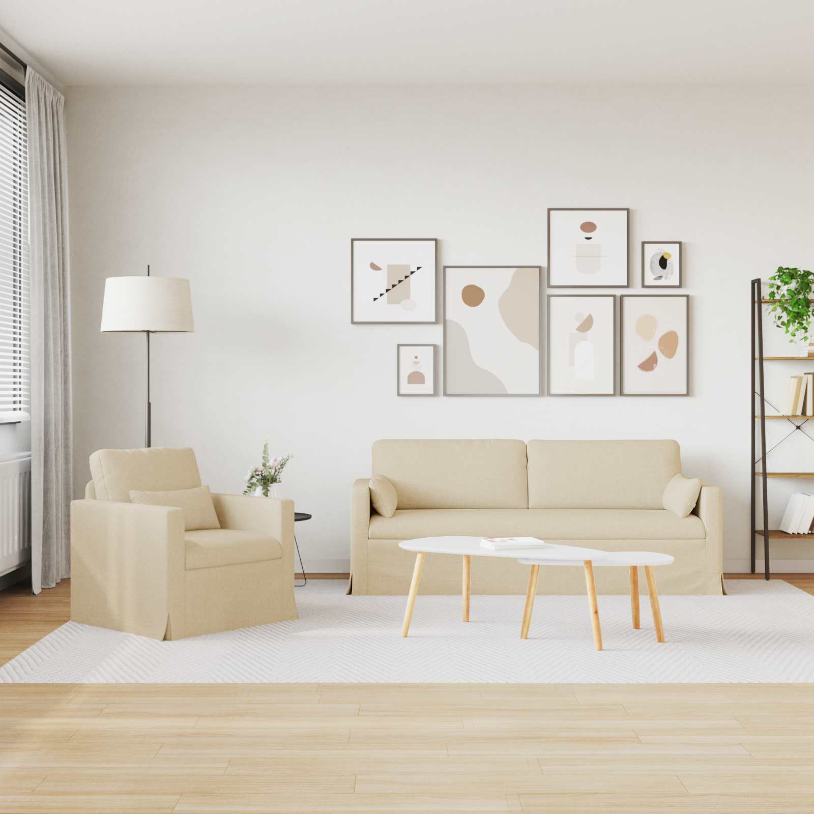 Canapé 2 pcs Crème - XIOS