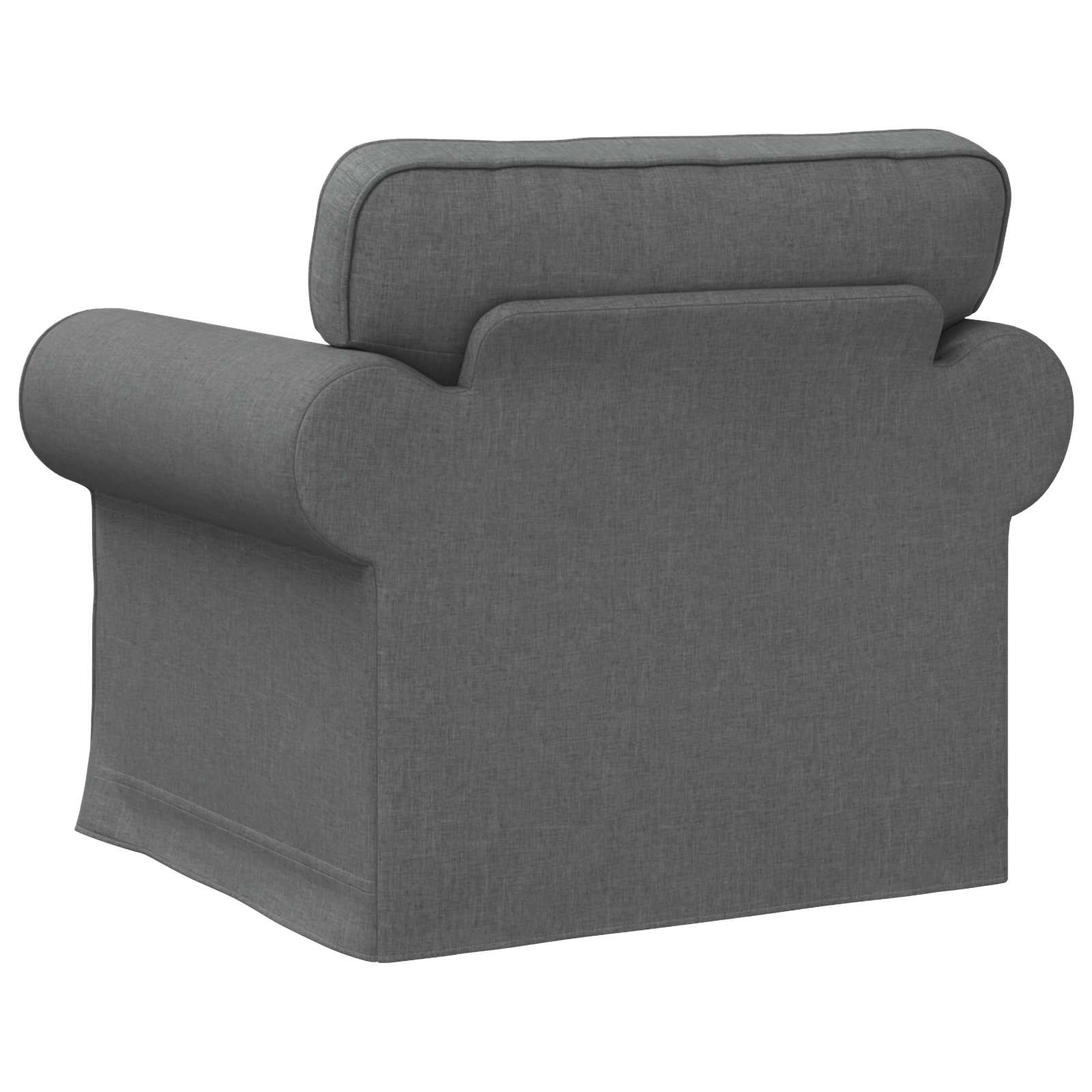 Canapé Gris foncé 95 x 82 x 80 cm tissu - XIOS