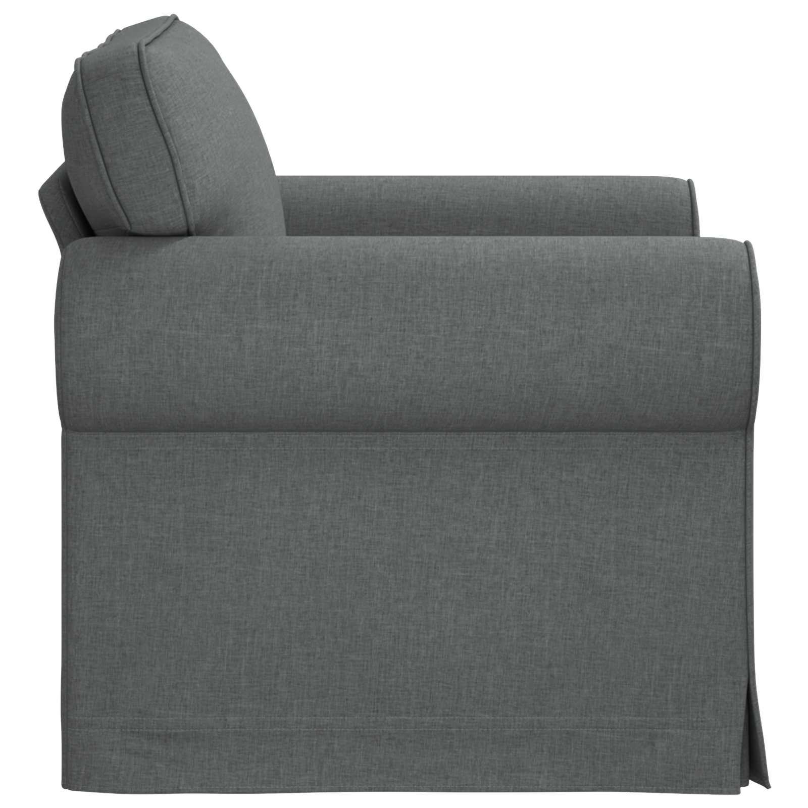Canapé Gris foncé 95 x 82 x 80 cm tissu - XIOS