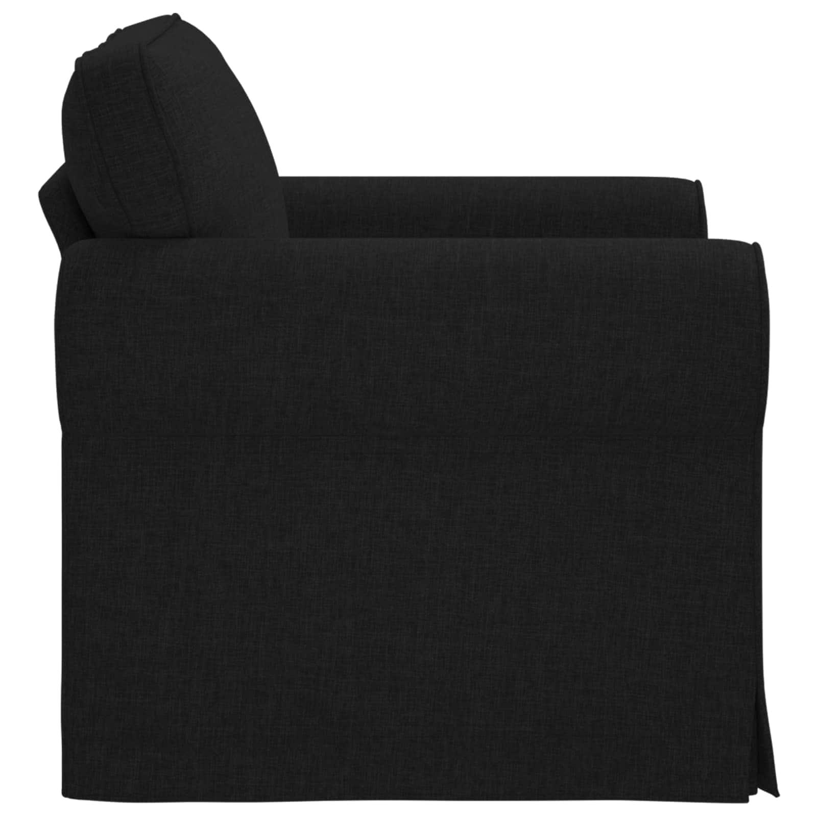 Canapé Noir 95 x 82 x 80 cm tissu - XIOS