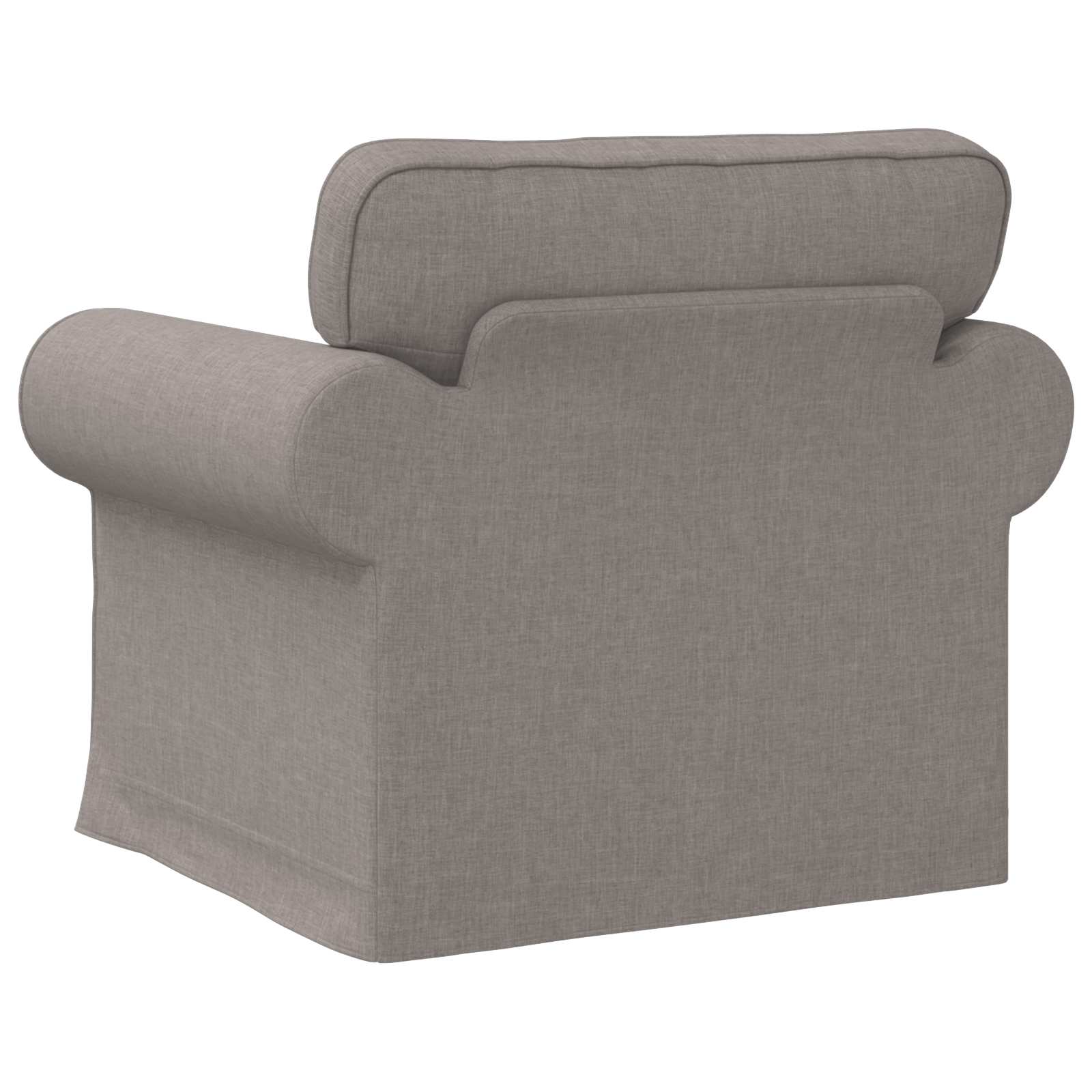Canapé Taupe 95 x 82 x 80 cm tissu - XIOS