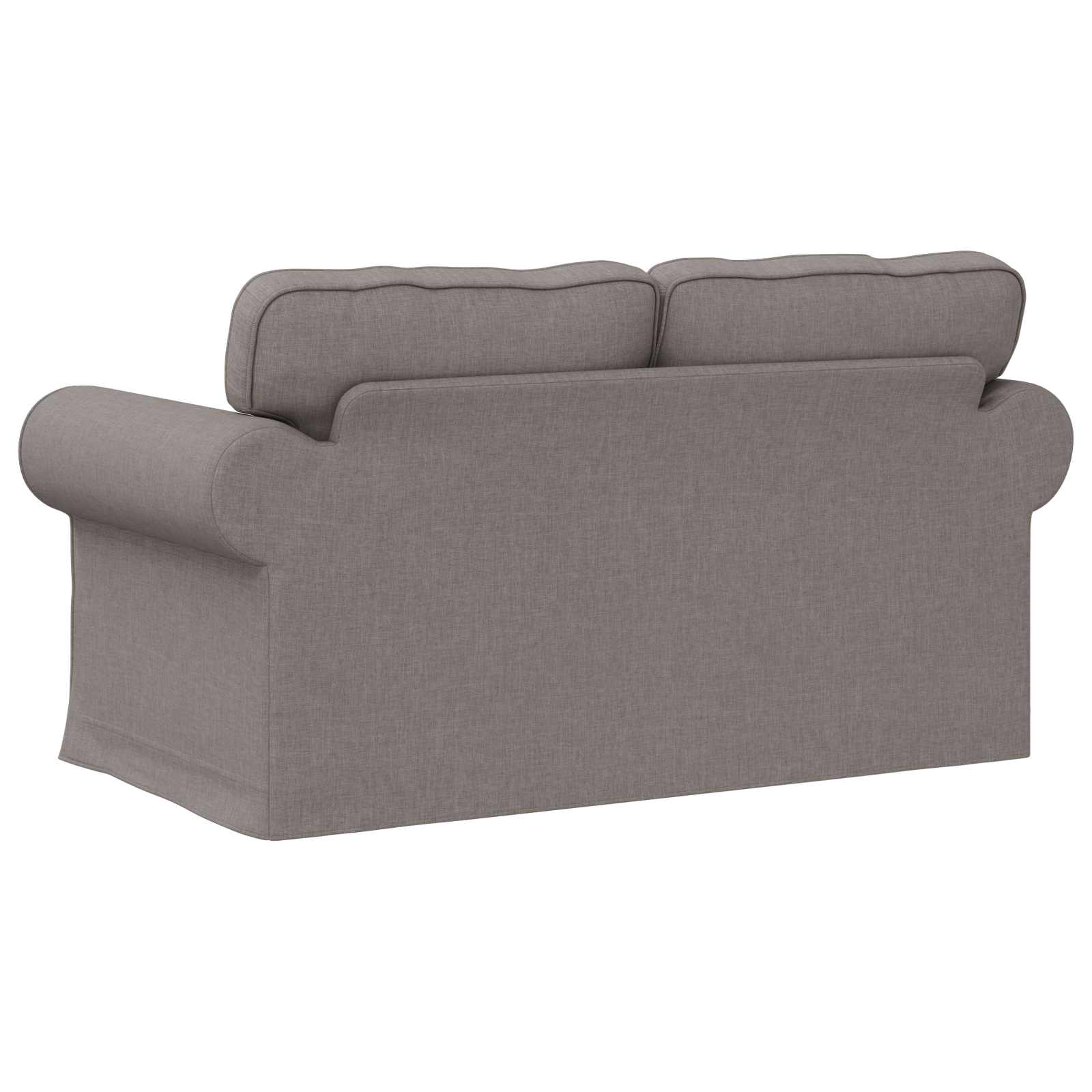 Canapé Taupe 155 x 82 x 80 cm tissu - XIOS