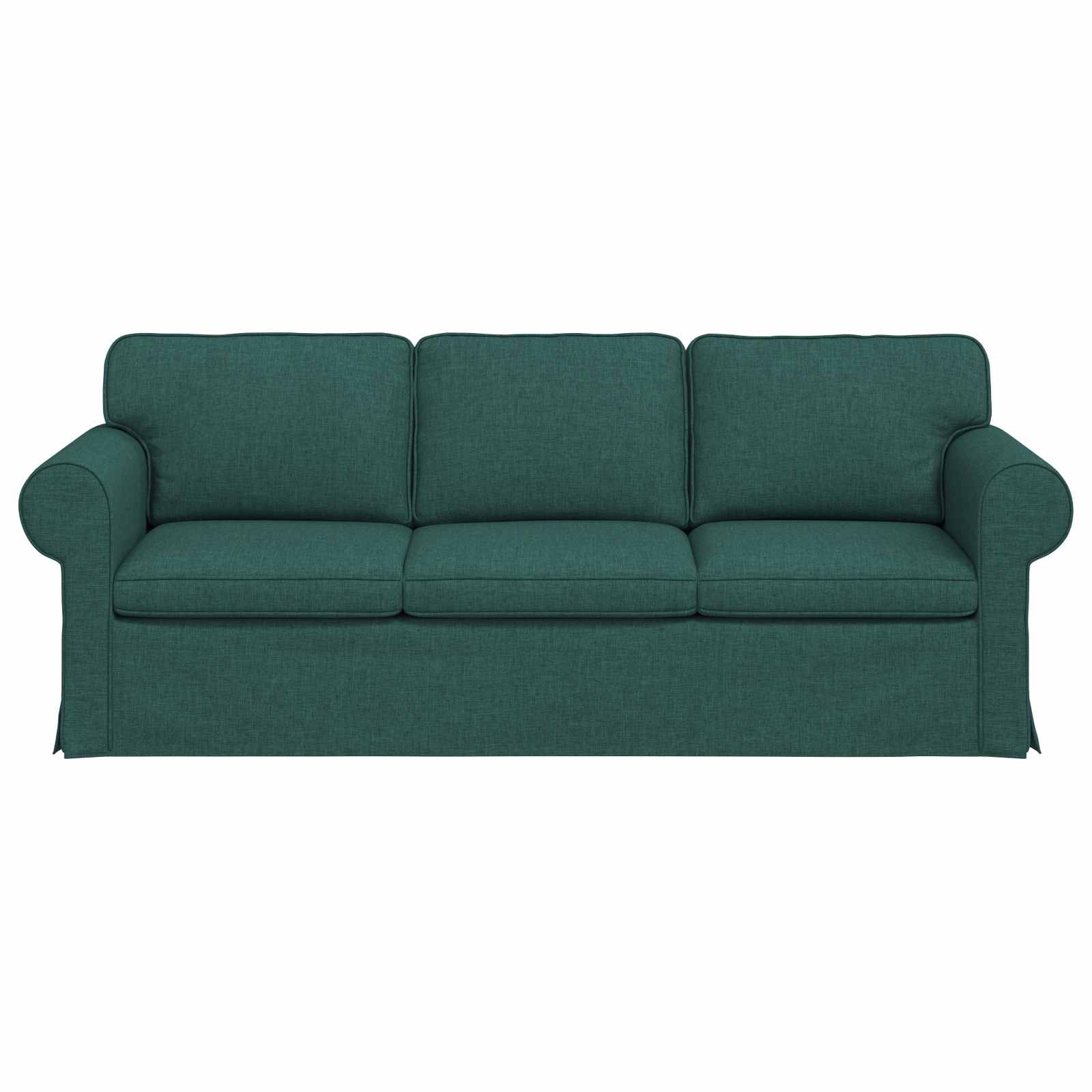 Canapé Vert foncé 215 x 82 x 80 cm tissu - XIOS