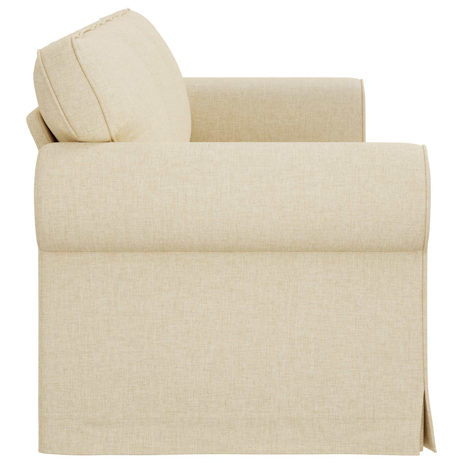 Canapé Crème 245 x 82 x 80 cm tissu - XIOS