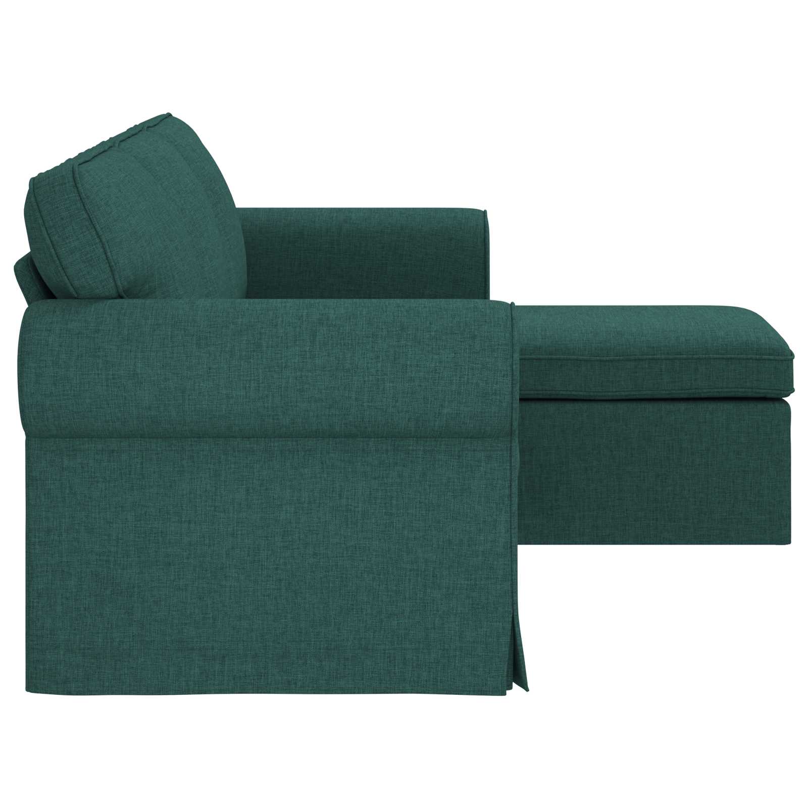 Canapé Vert foncé 195 x 138 x 80 cm tissu - XIOS