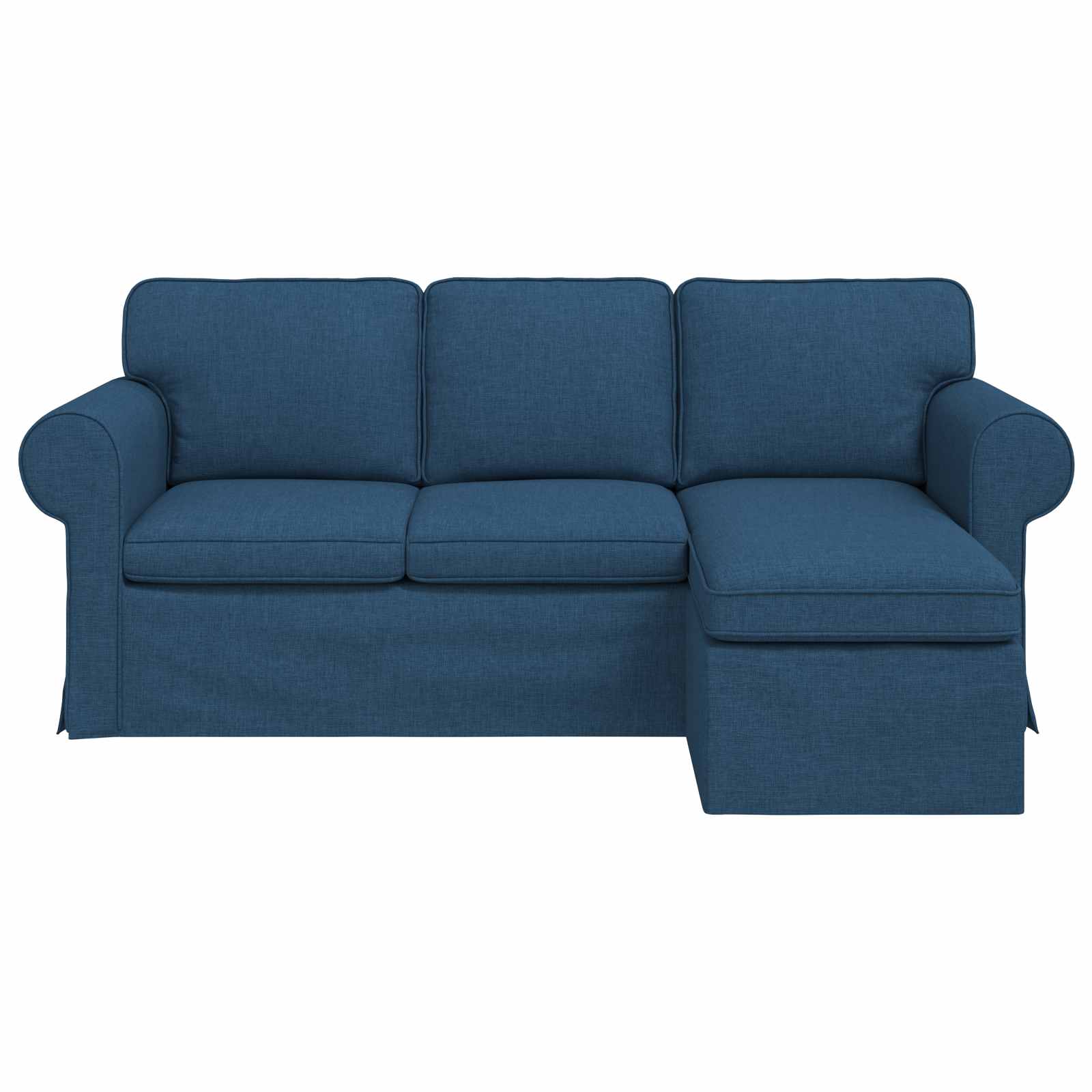 Canapé Bleu 195 x 138 x 80 cm tissu