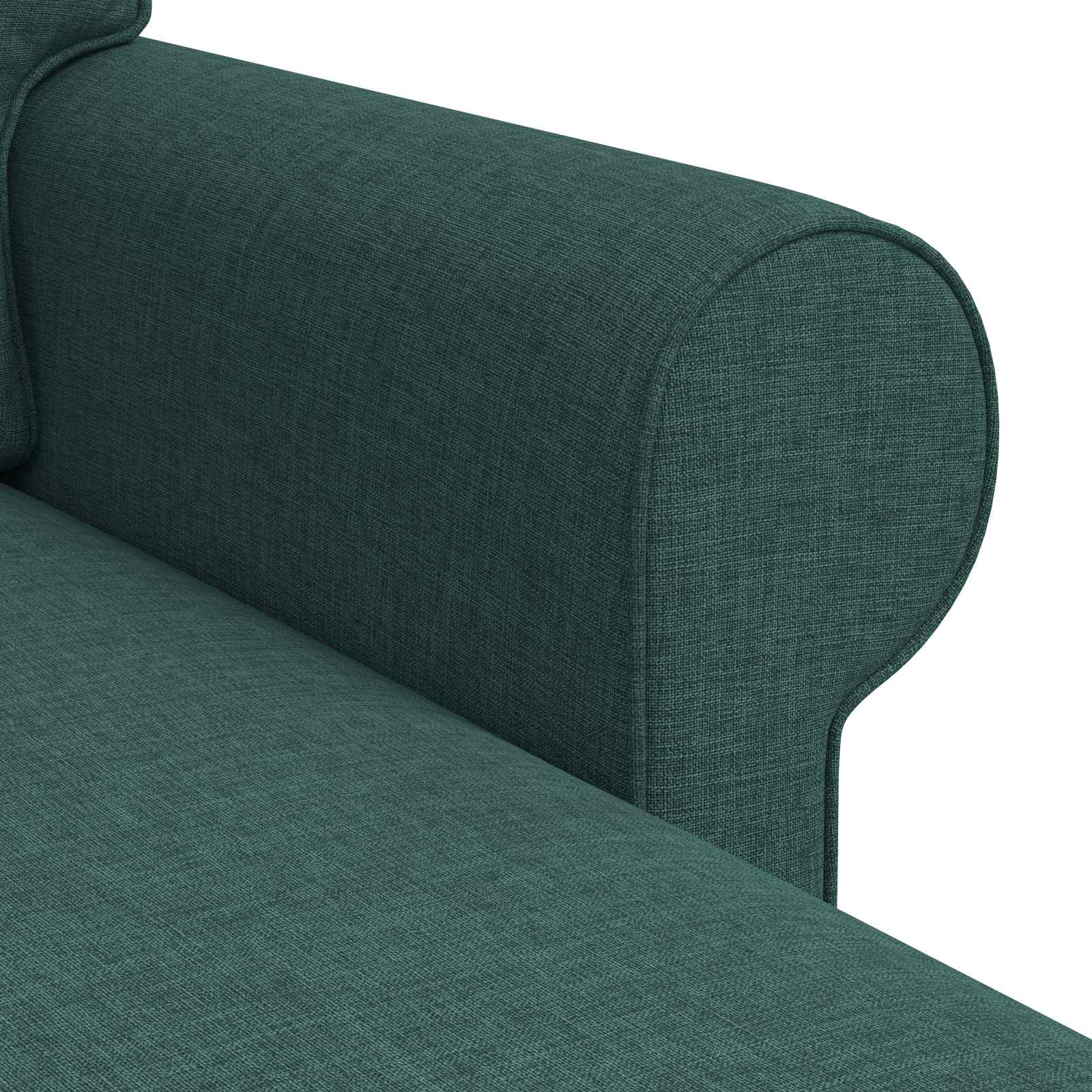 Canapé Vert foncé 215 x 138 x 80 cm tissu