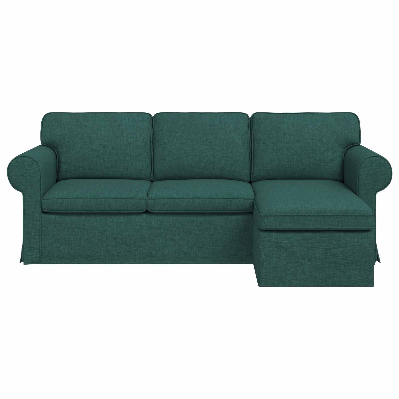 Canapé Vert foncé 215 x 138 x 80 cm tissu