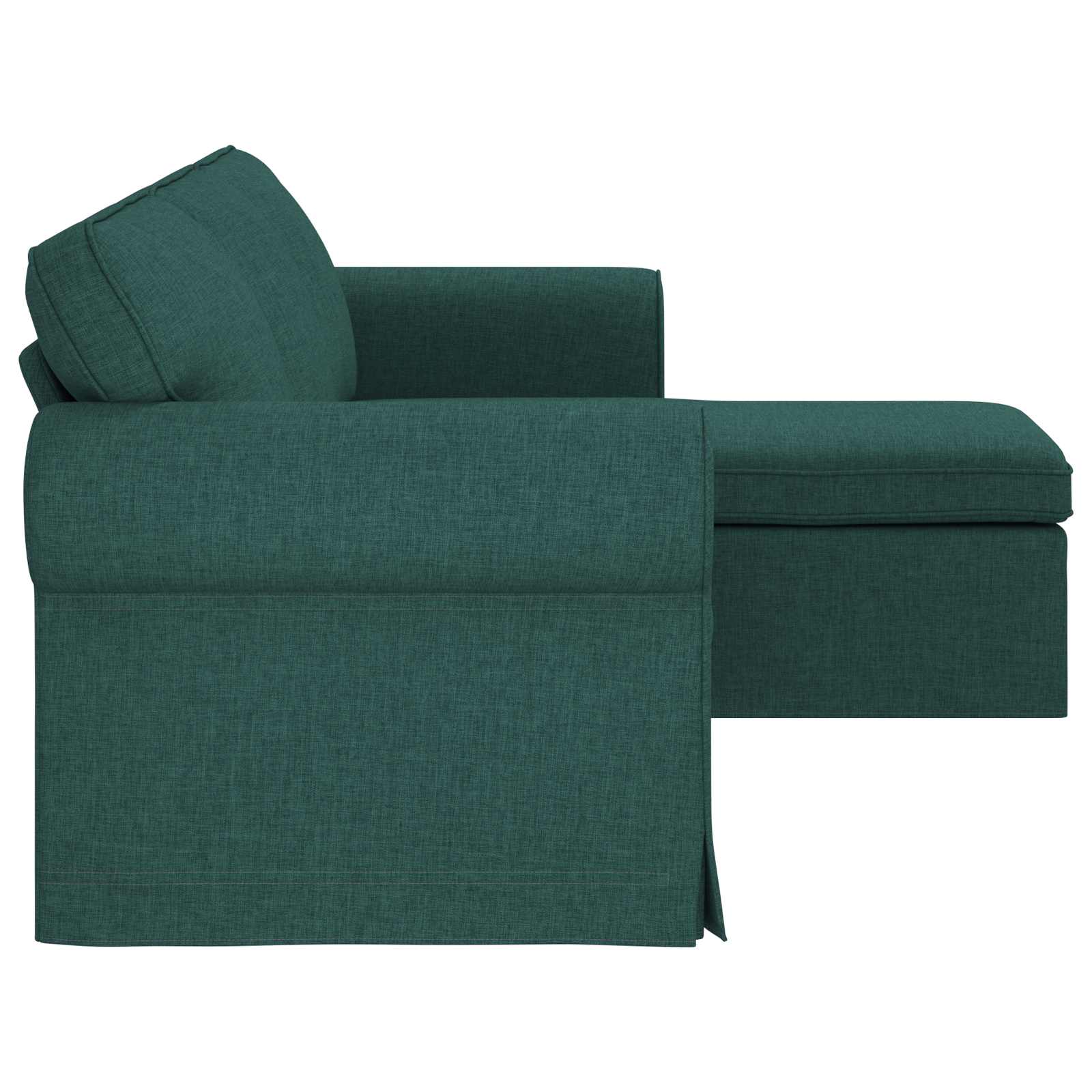 Canapé Vert foncé 215 x 138 x 80 cm tissu