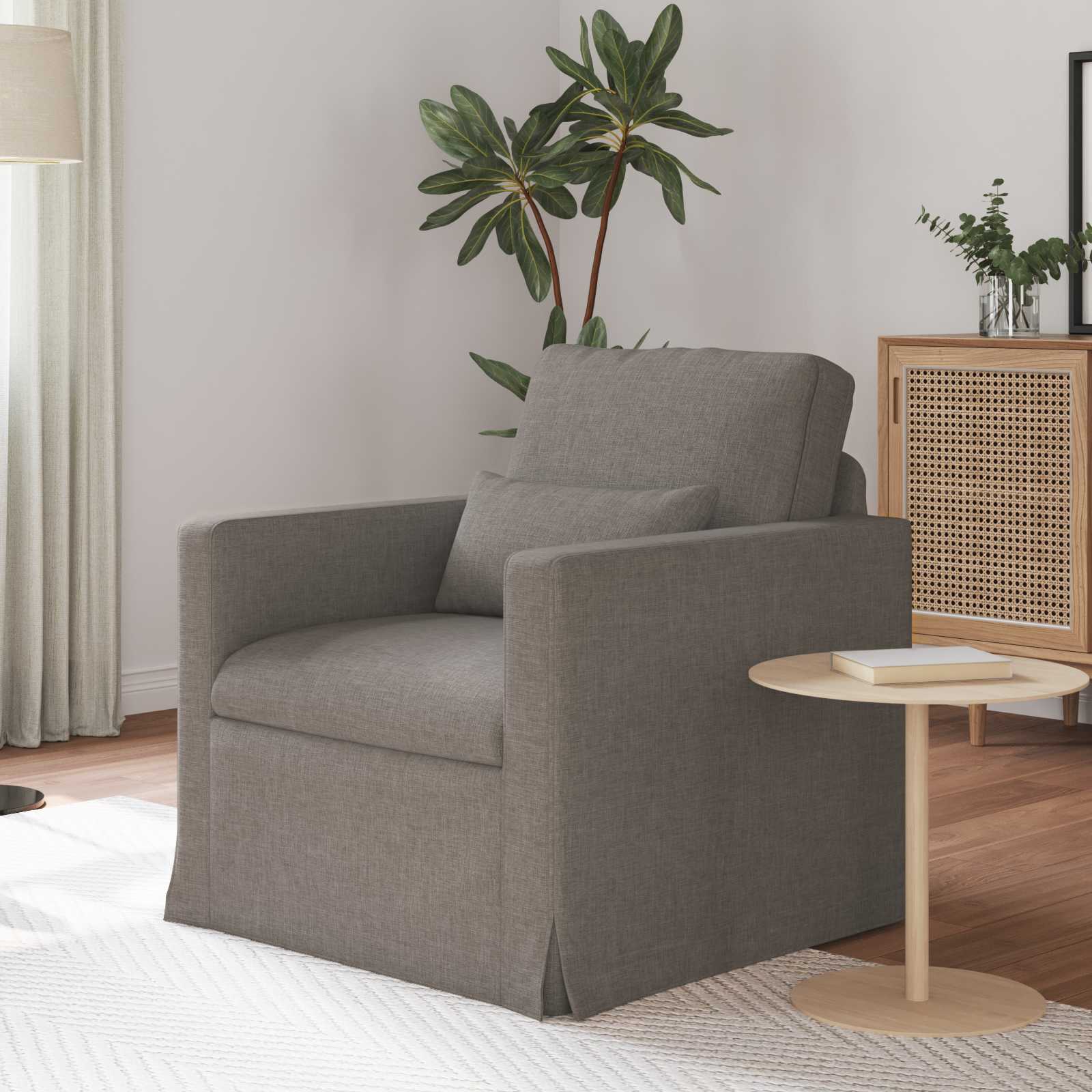 Canapé 60cm Taupe Métал - XIOS