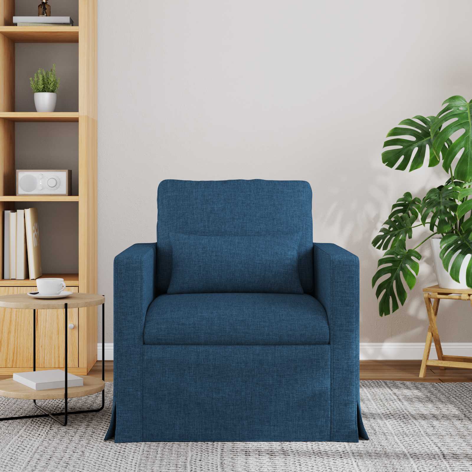 Canapé 180cm Bleu Métал - XIOS