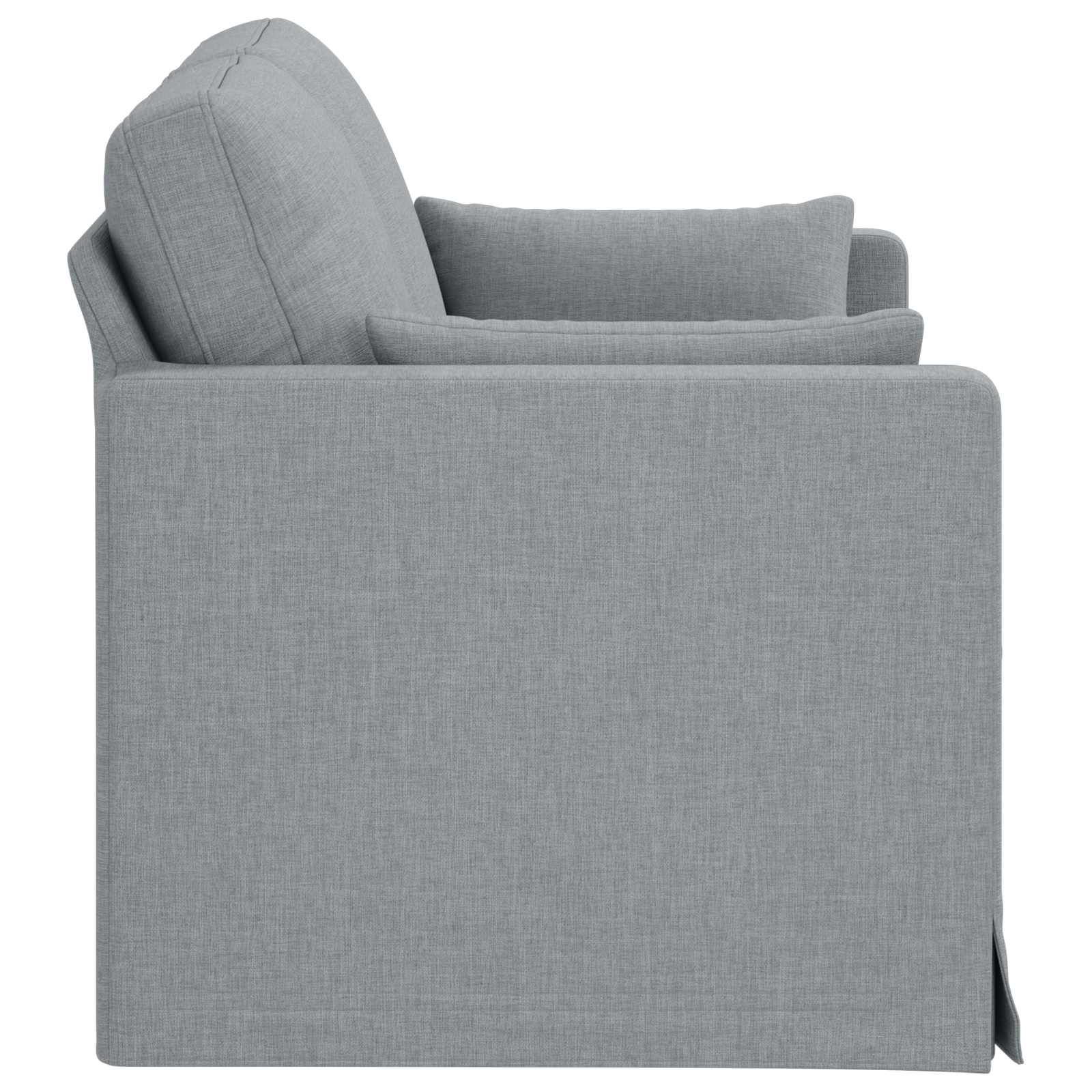 Canapé 120cm Gris clair Métал - XIOS
